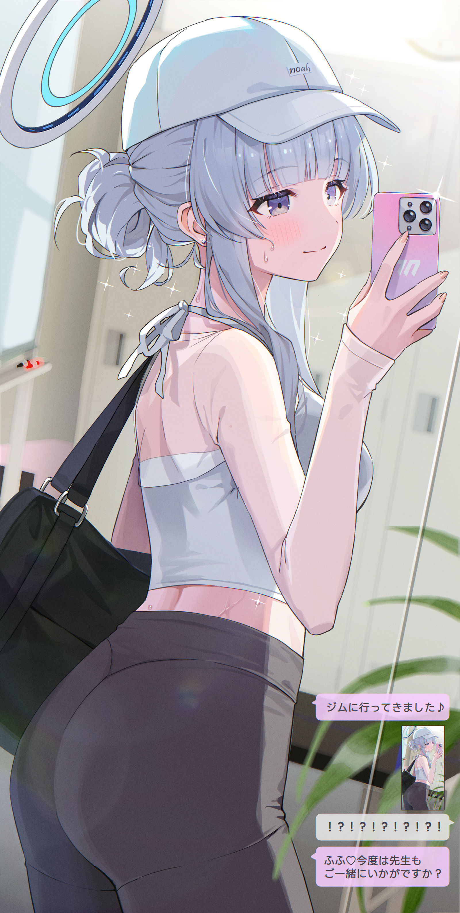 诺亚（健身服）插画图片壁纸