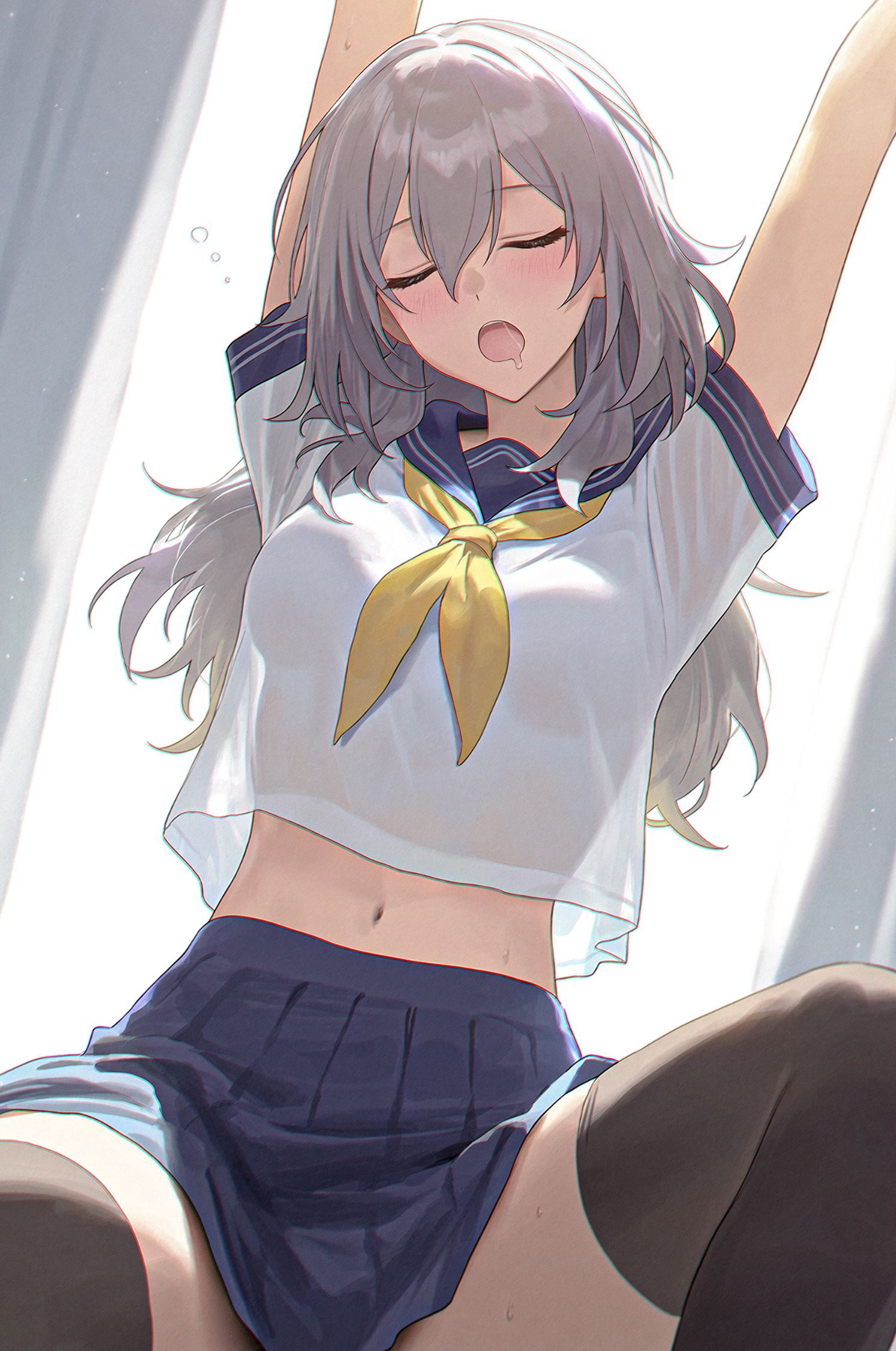 打哈欠