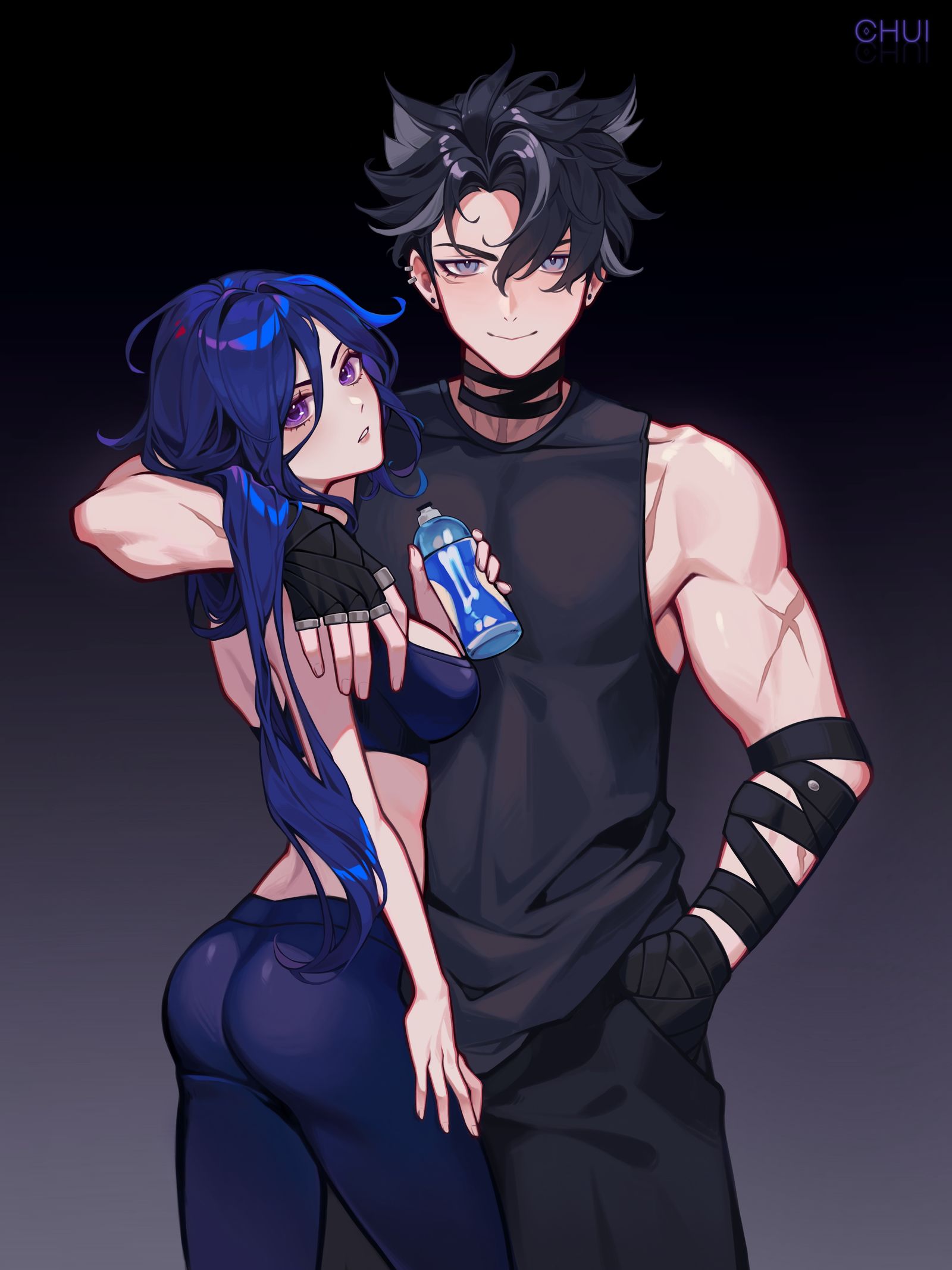 Fitness wriorinde插画图片壁纸