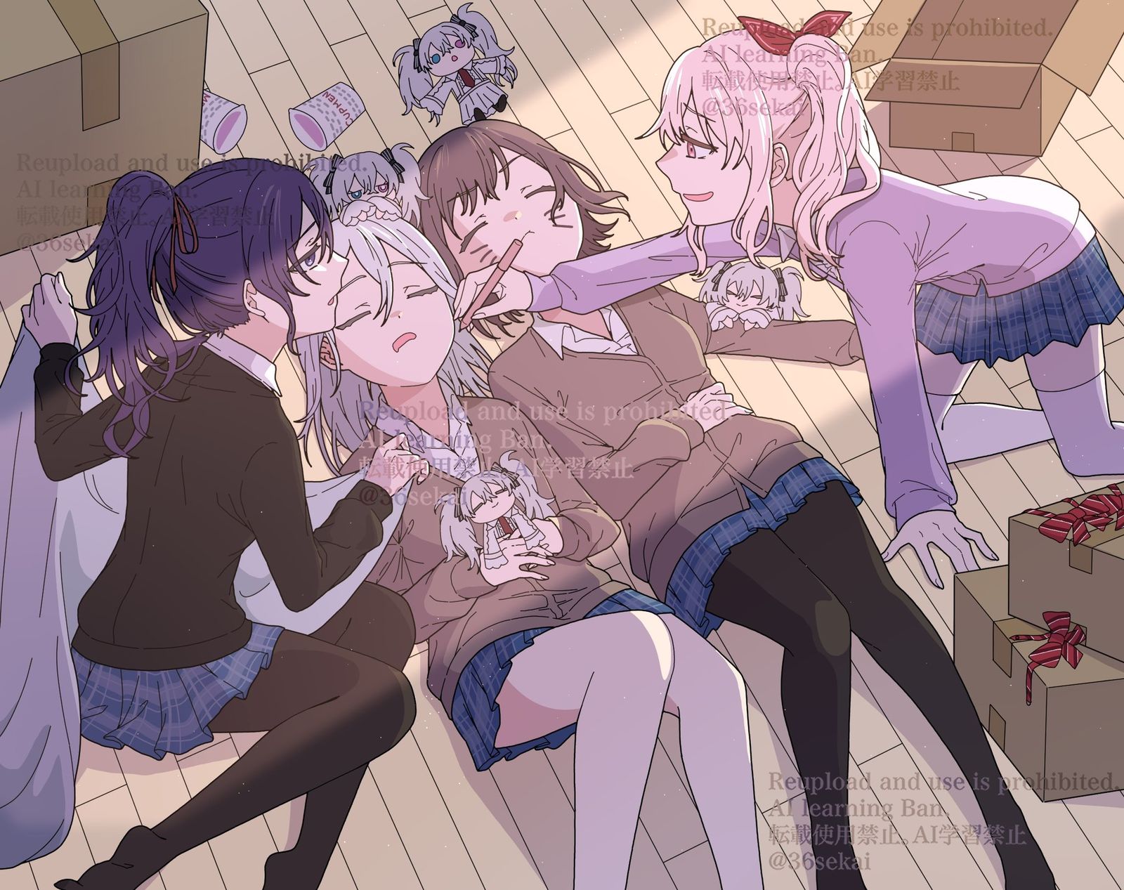 神高if④插画图片壁纸