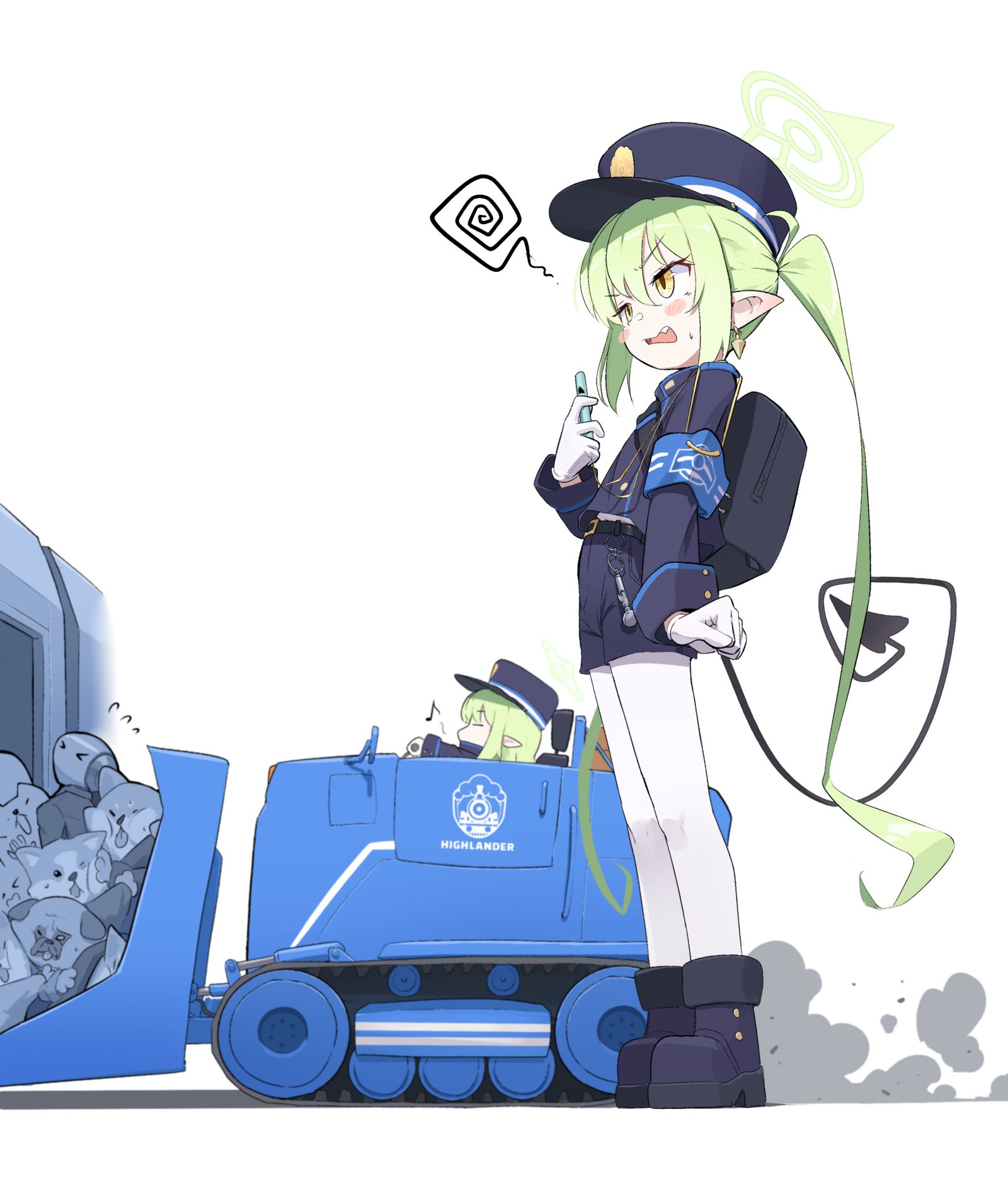 Rush hour插画图片壁纸