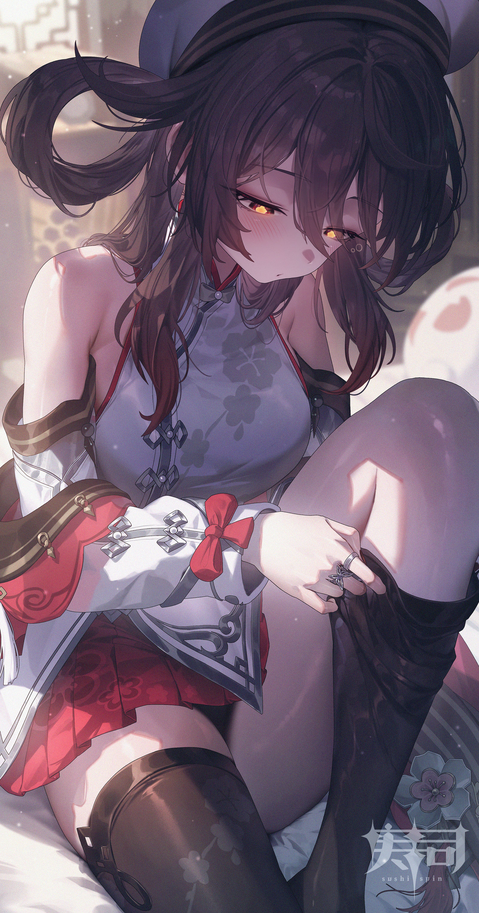 胡桃插画图片壁纸