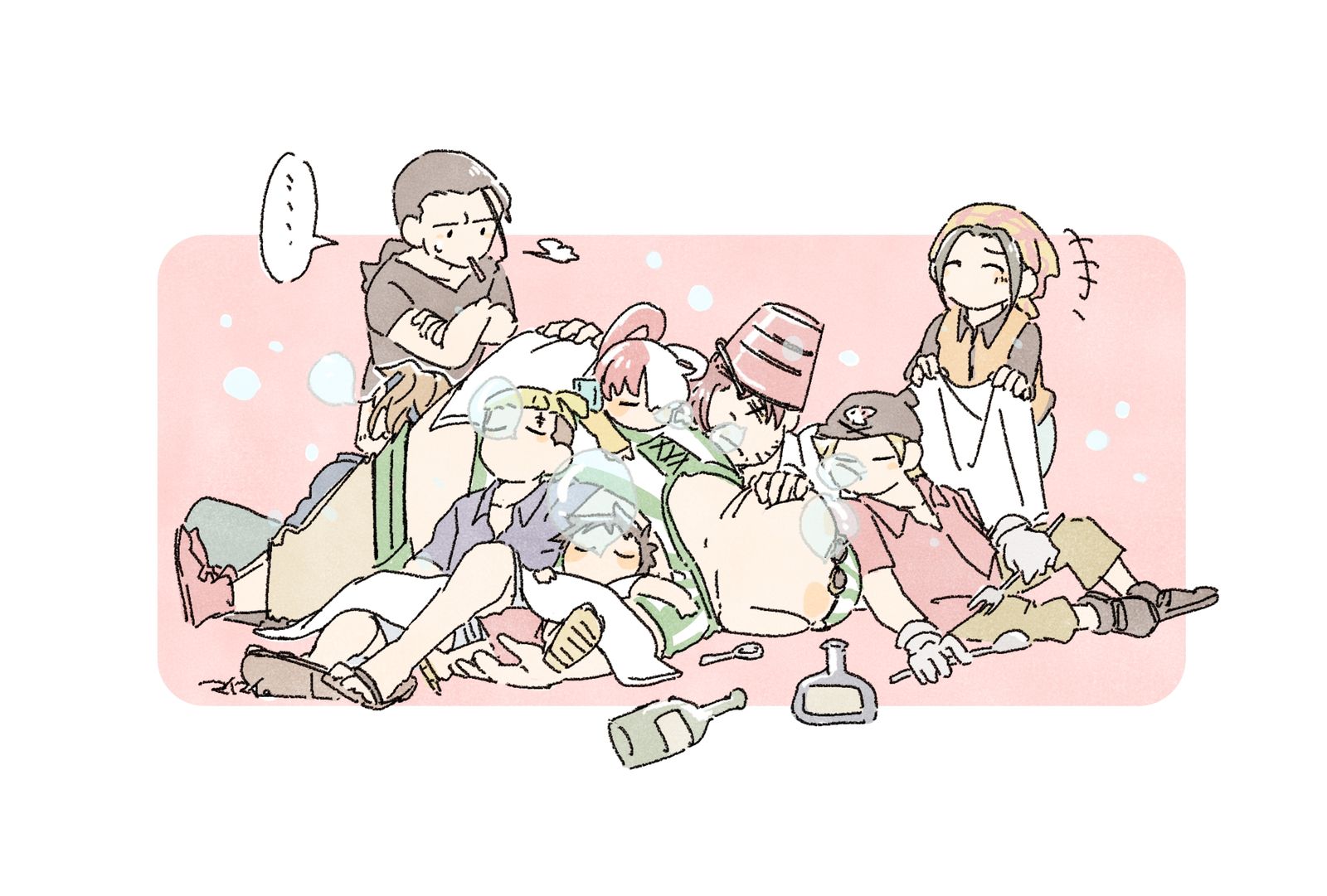 连衣裙总结插画图片壁纸
