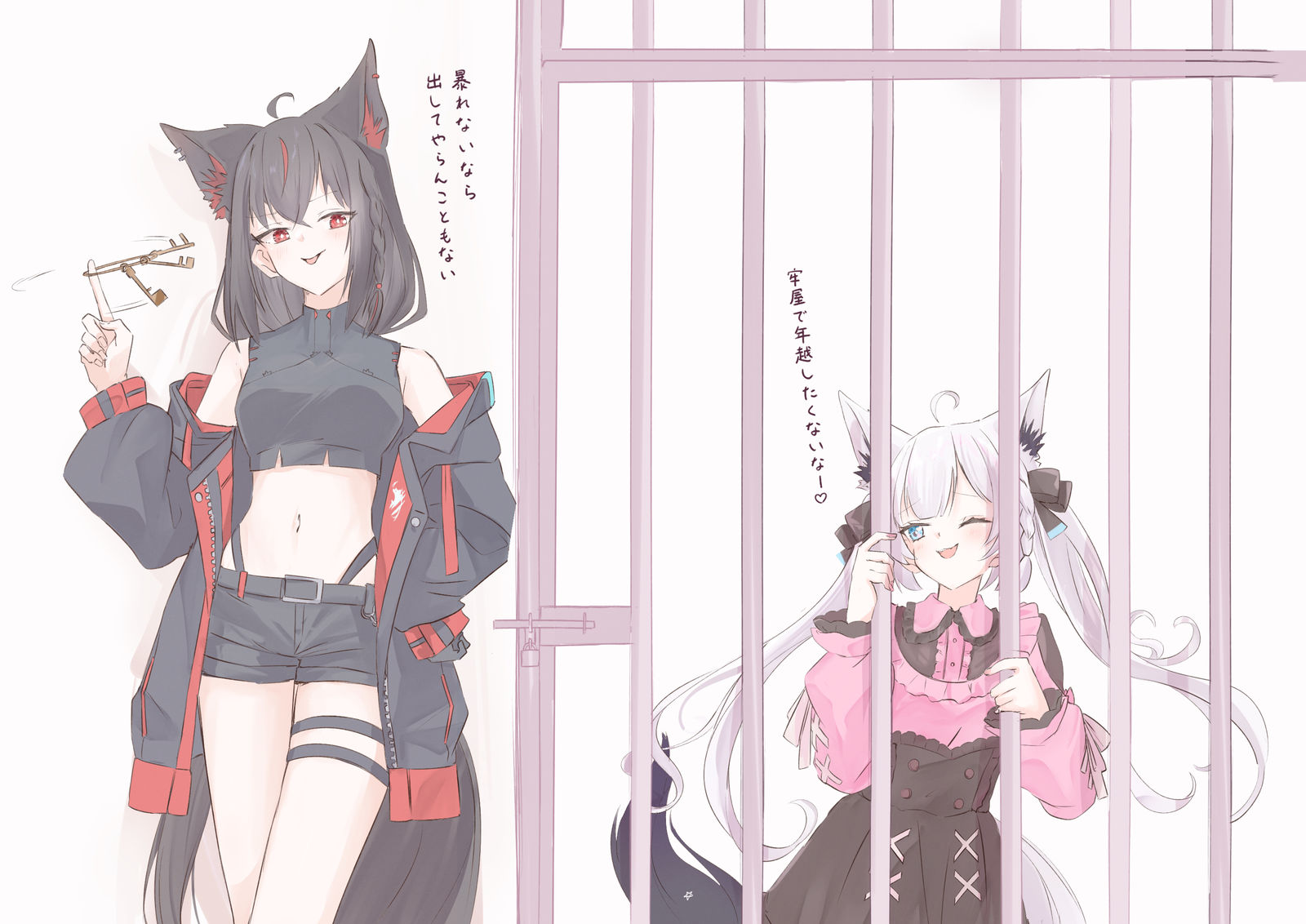 除夕的越狱…！？插画图片壁纸