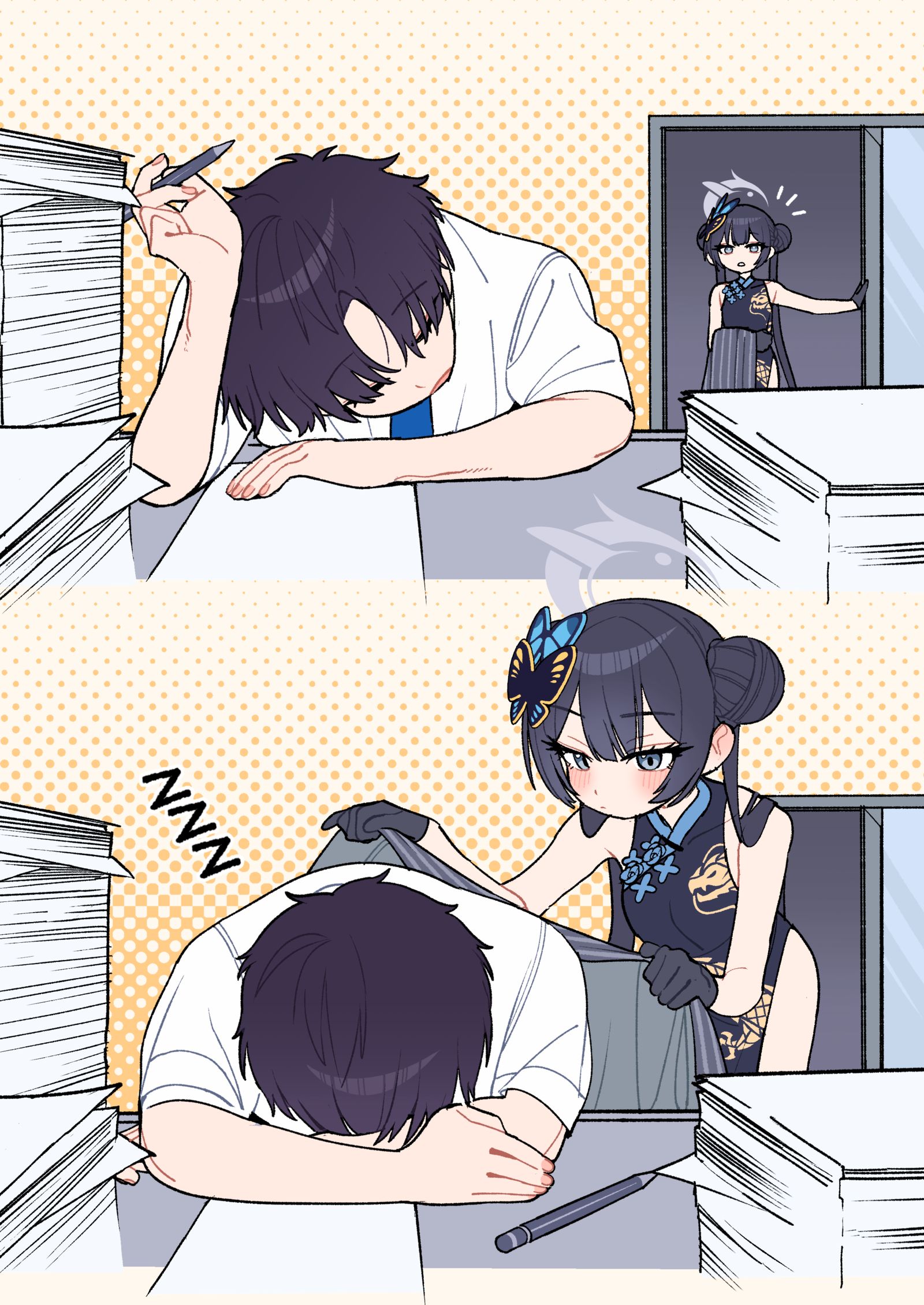木犀❤老师23插画图片壁纸