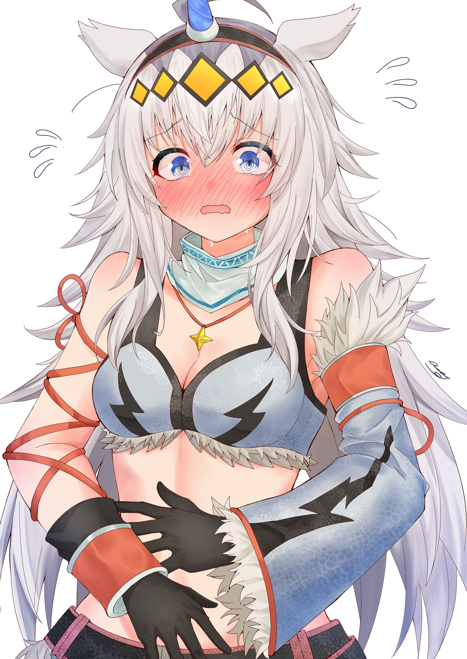 长颈鹿R×奥格利帽插画图片壁纸