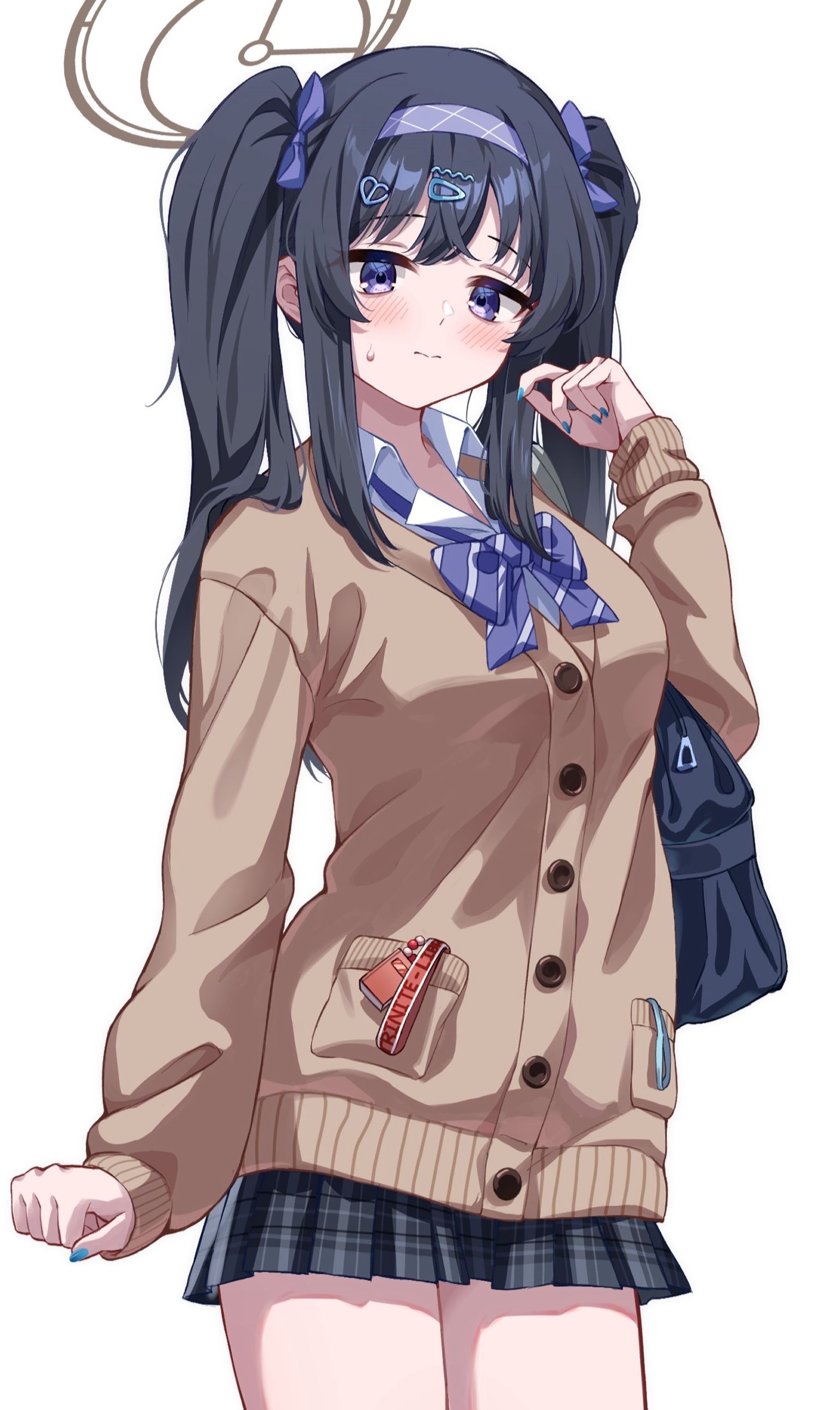 辣妹威插画图片壁纸