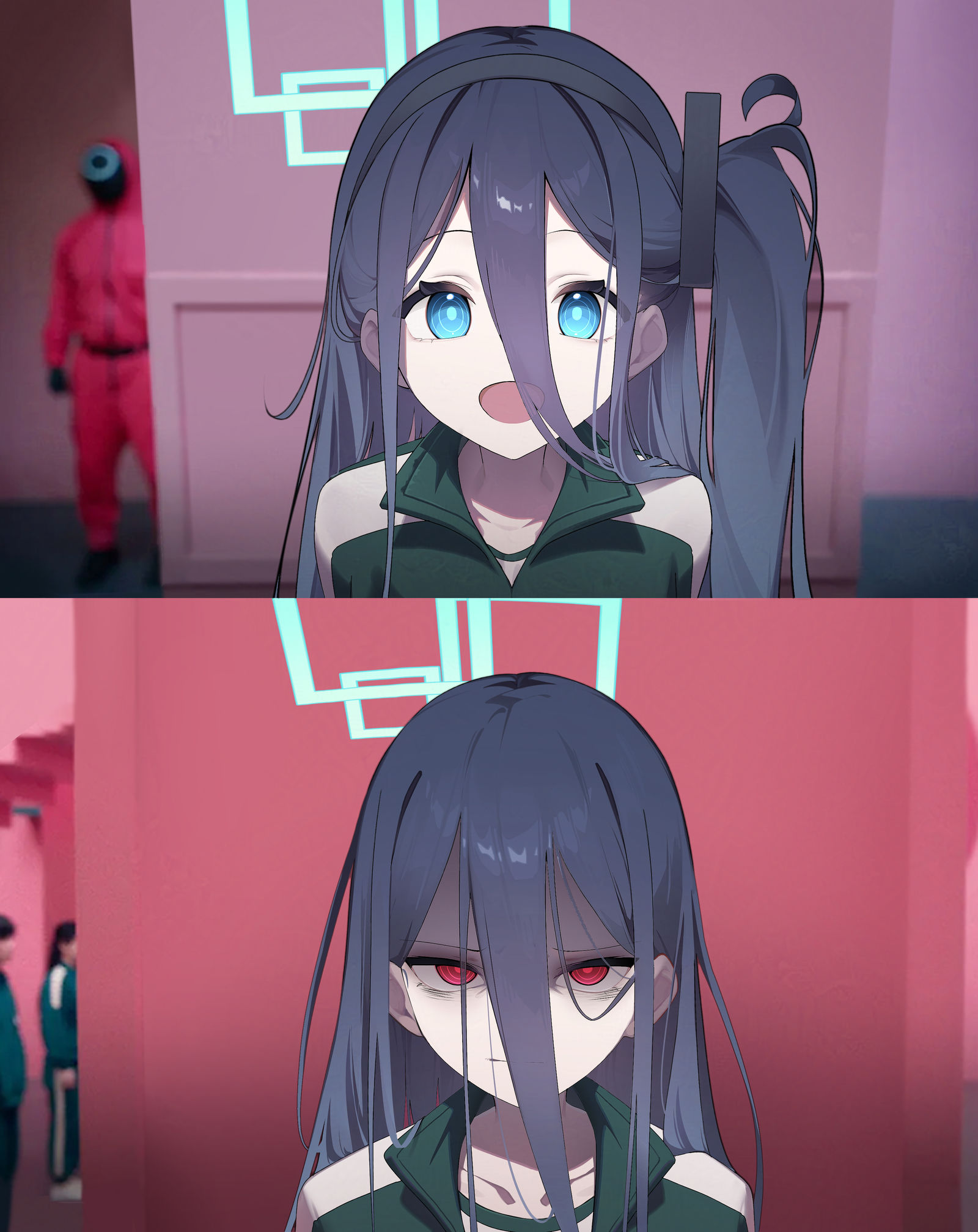 爱丽丝/凯斯quid game插画图片壁纸