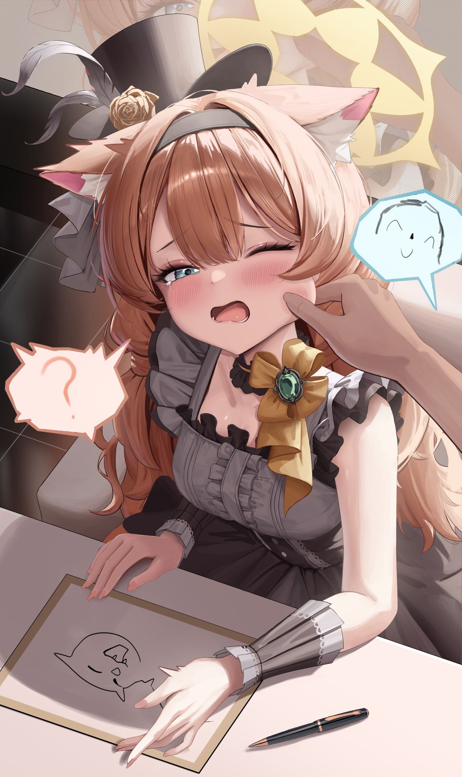 伊落玛丽粉丝签名会插画图片壁纸