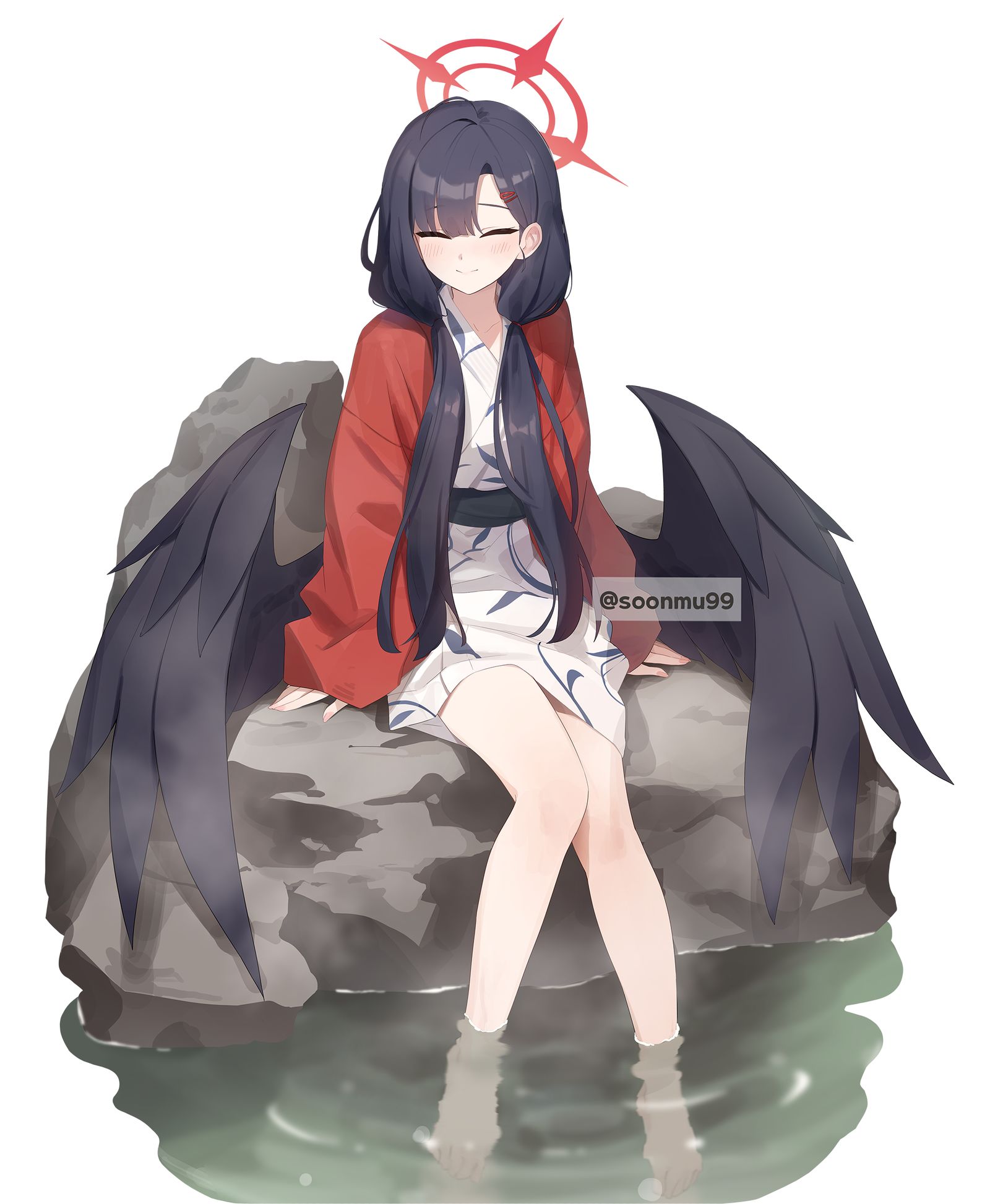 温泉一郎插画图片壁纸