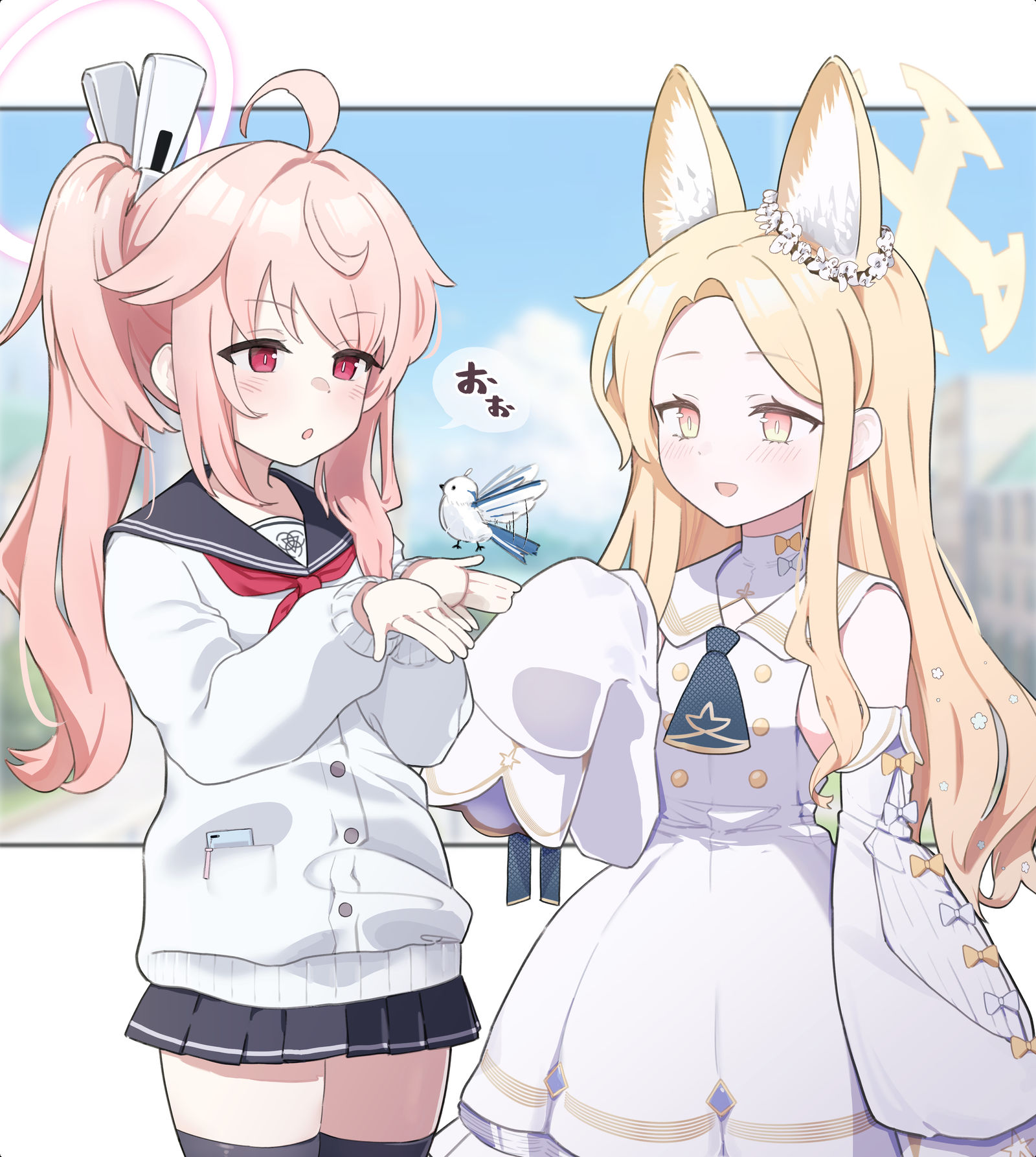 你们关系不错啊插画图片壁纸