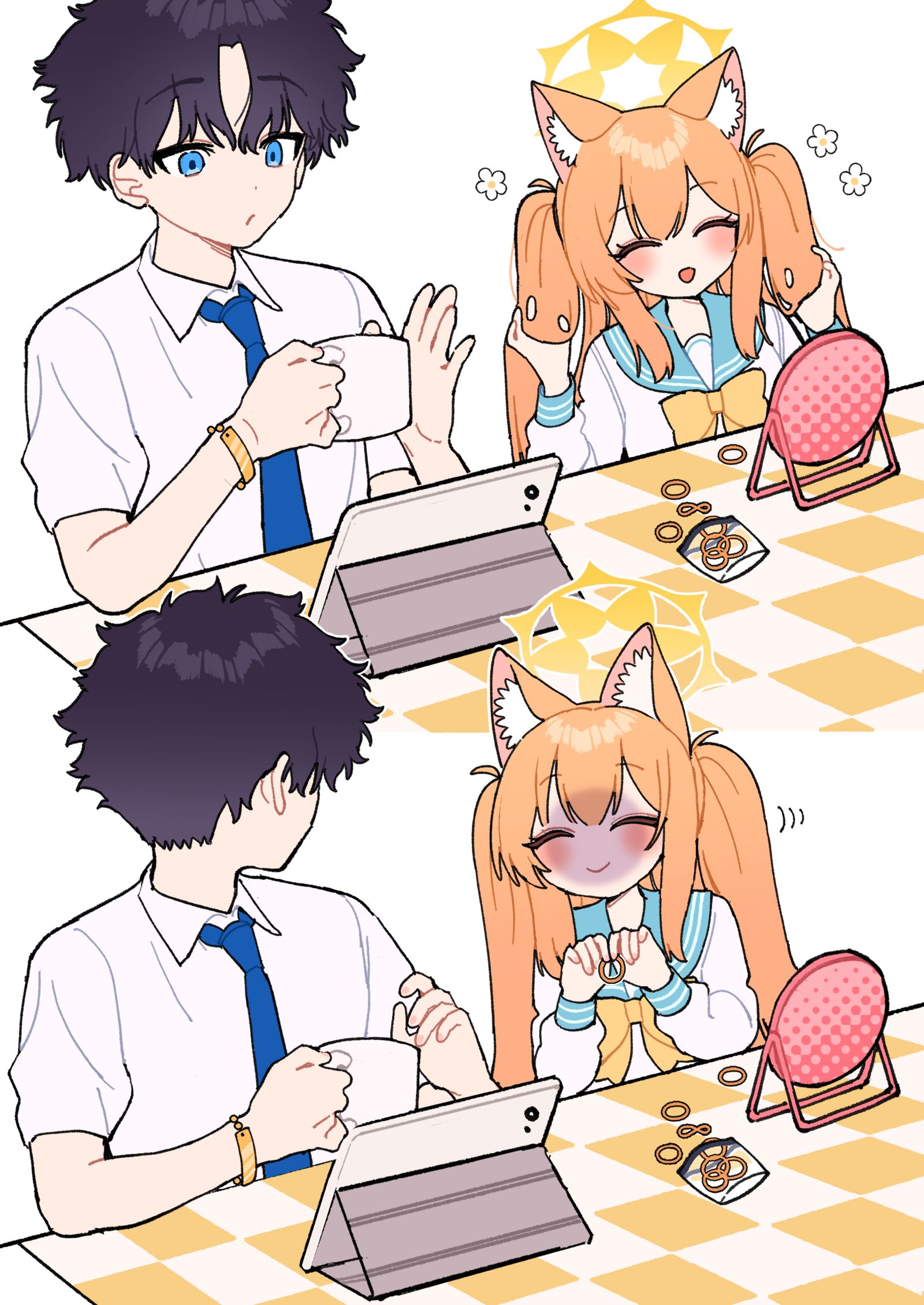 玛丽❤老师、老师插画图片壁纸