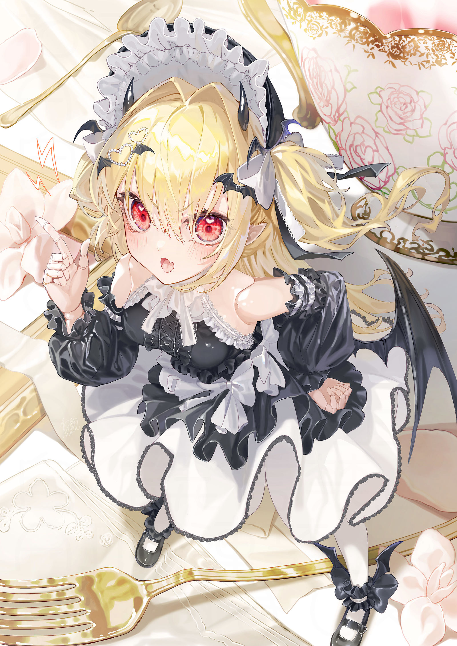 小小愤怒的小恶魔玩偶插画图片壁纸