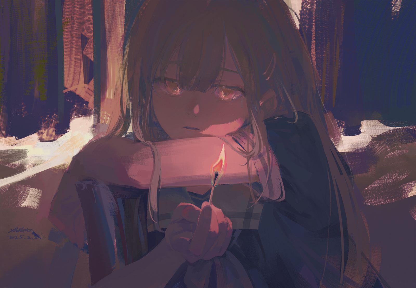 睦插画图片壁纸
