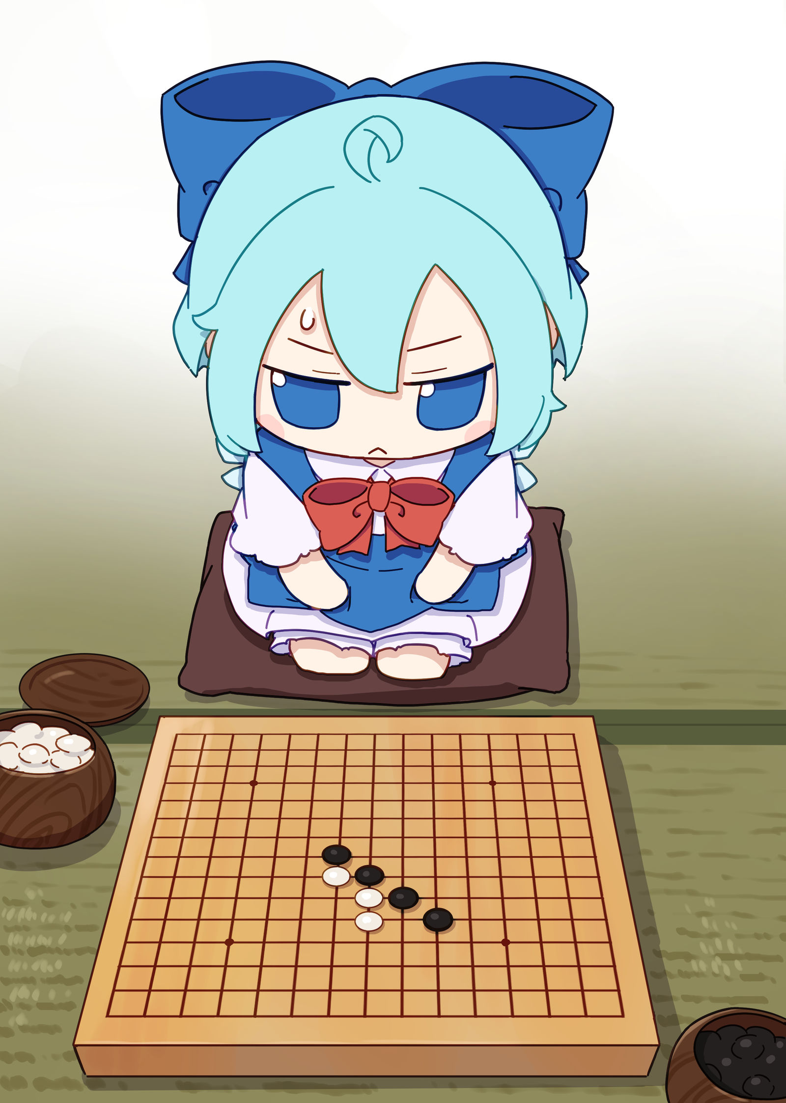 五子棋插画图片壁纸