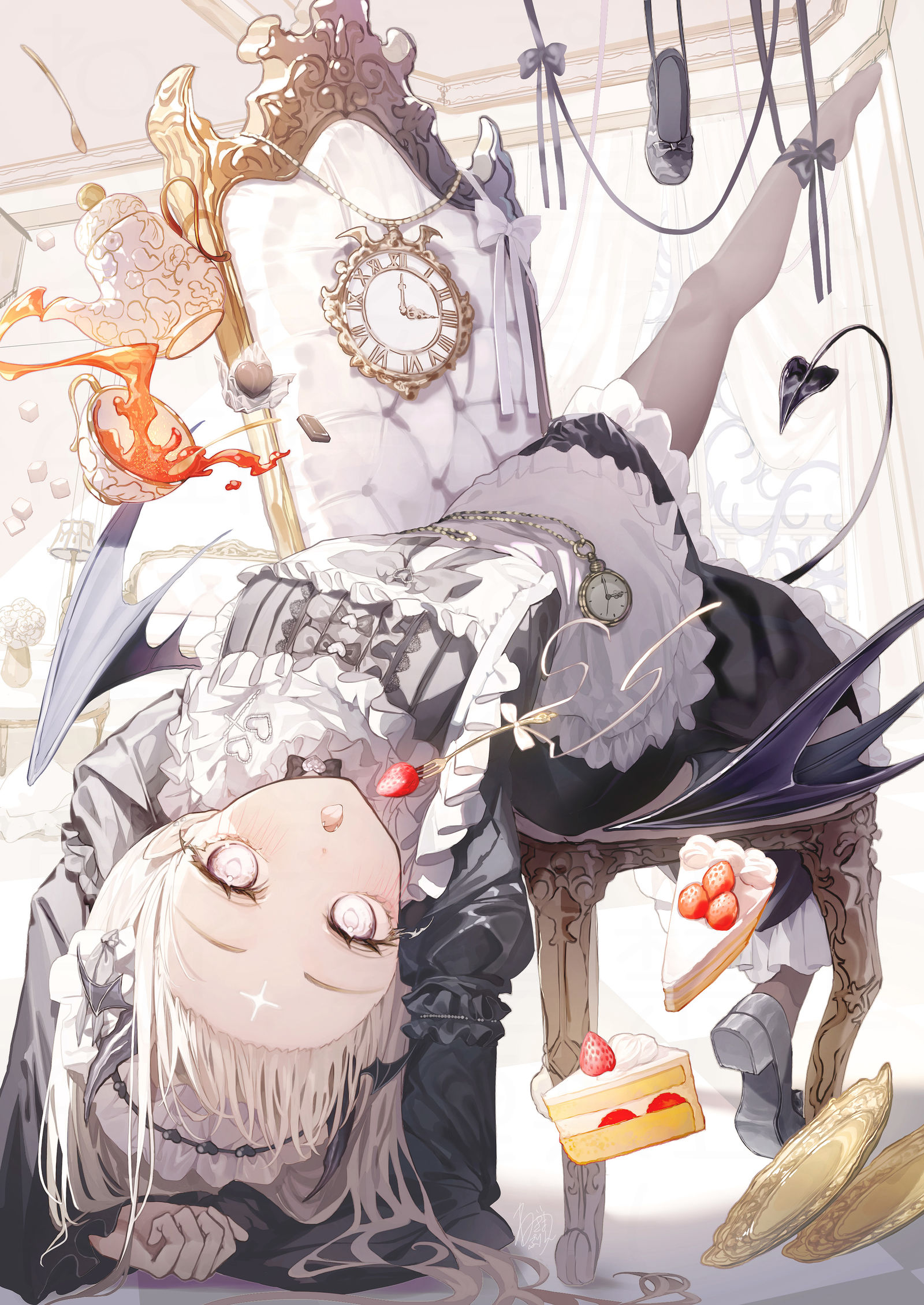 懒惰的午后小恶魔女仆