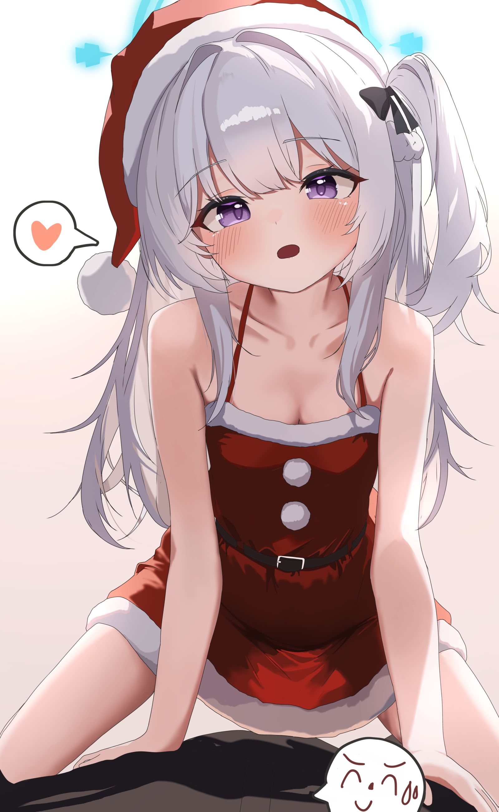 圣诞节的第二天早上插画图片壁纸