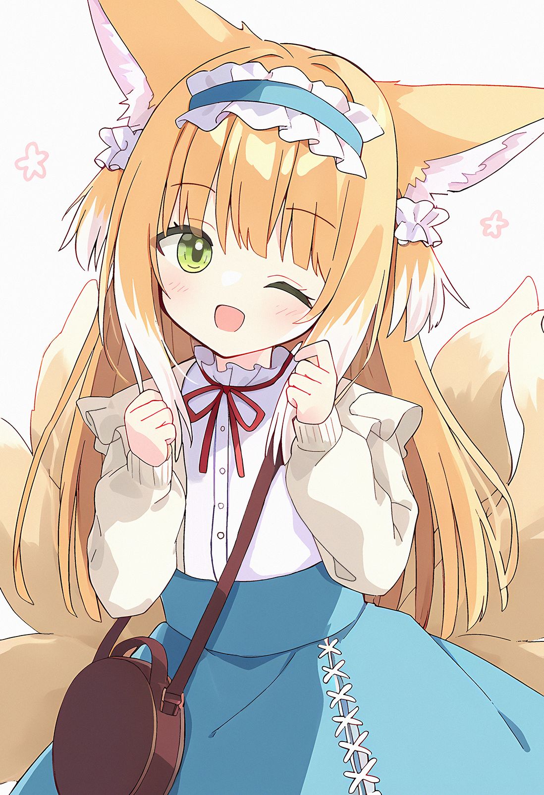 铃兰插画图片壁纸