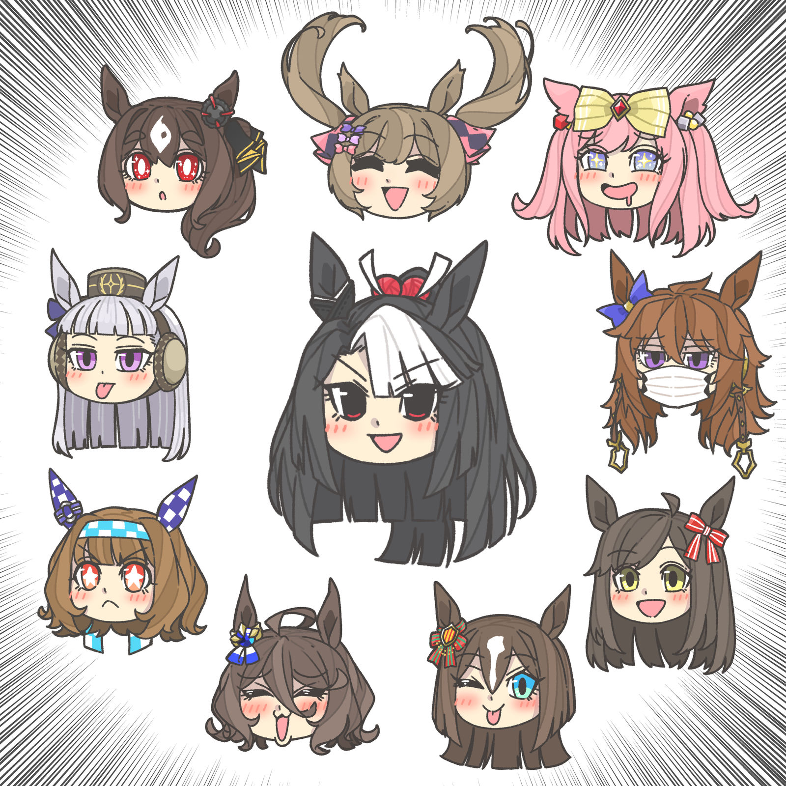 欢迎光临！！GⅠ6胜会！！！！！插画图片壁纸