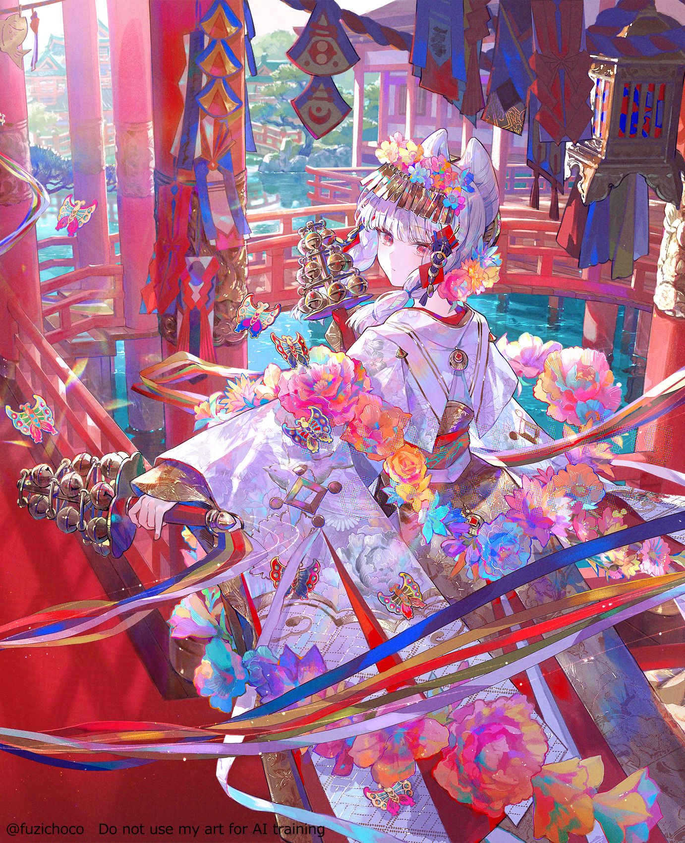 祝彩巡礼插画图片壁纸