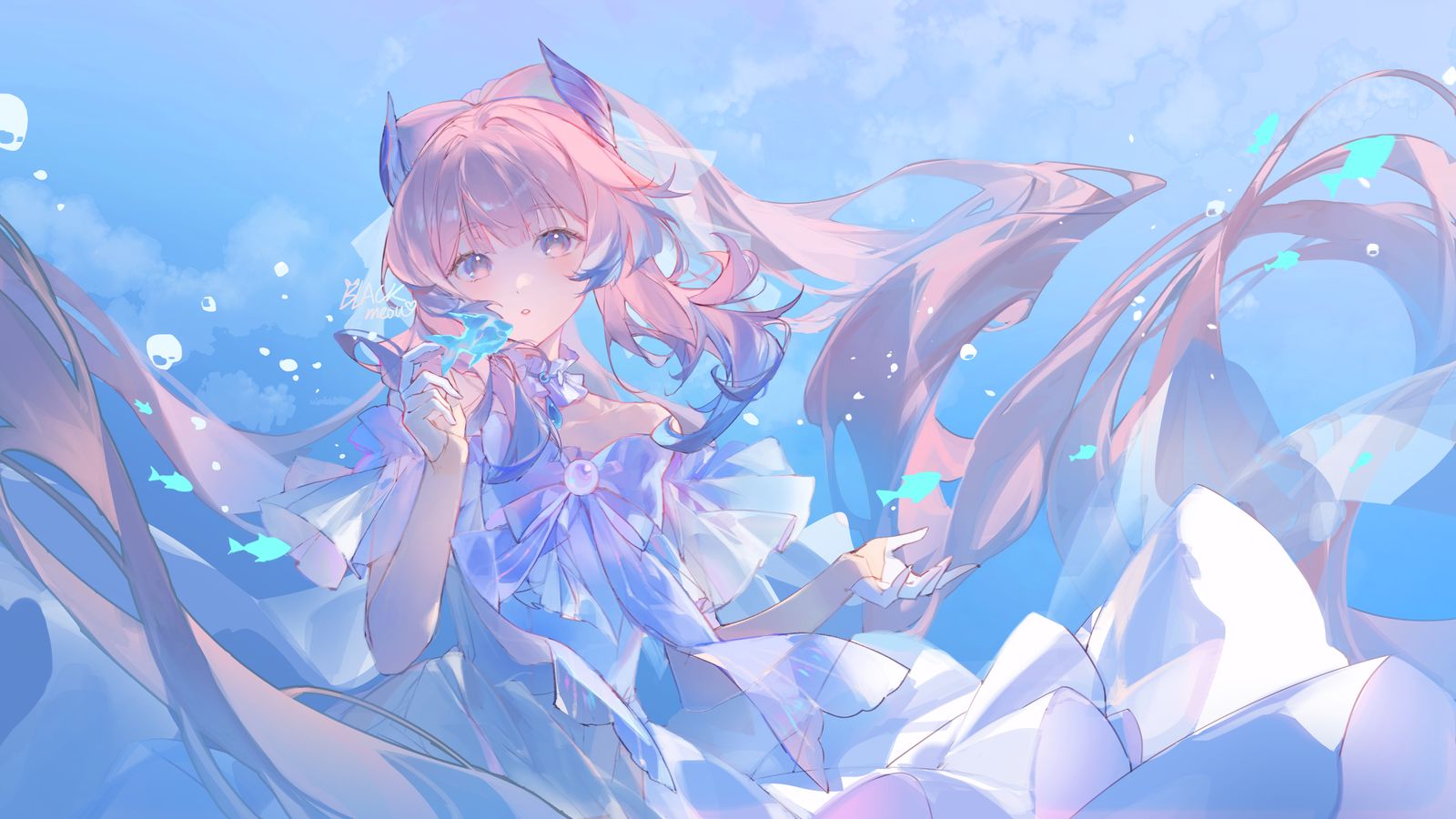 kokomi birthday插画图片壁纸