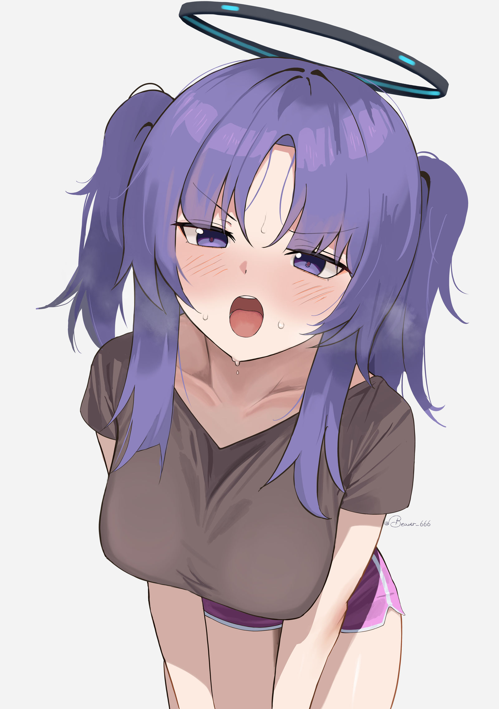 愤怒的尤卡插画图片壁纸