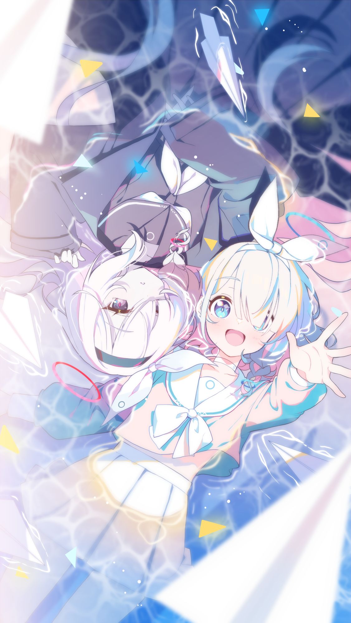 蓝色档案插画图片壁纸