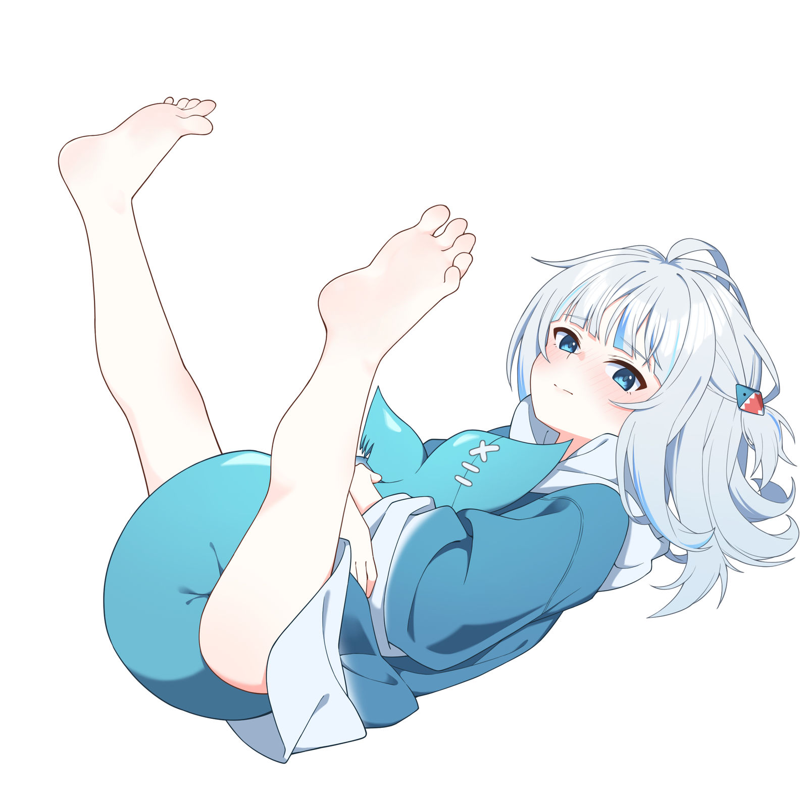 伸直腿插画图片壁纸