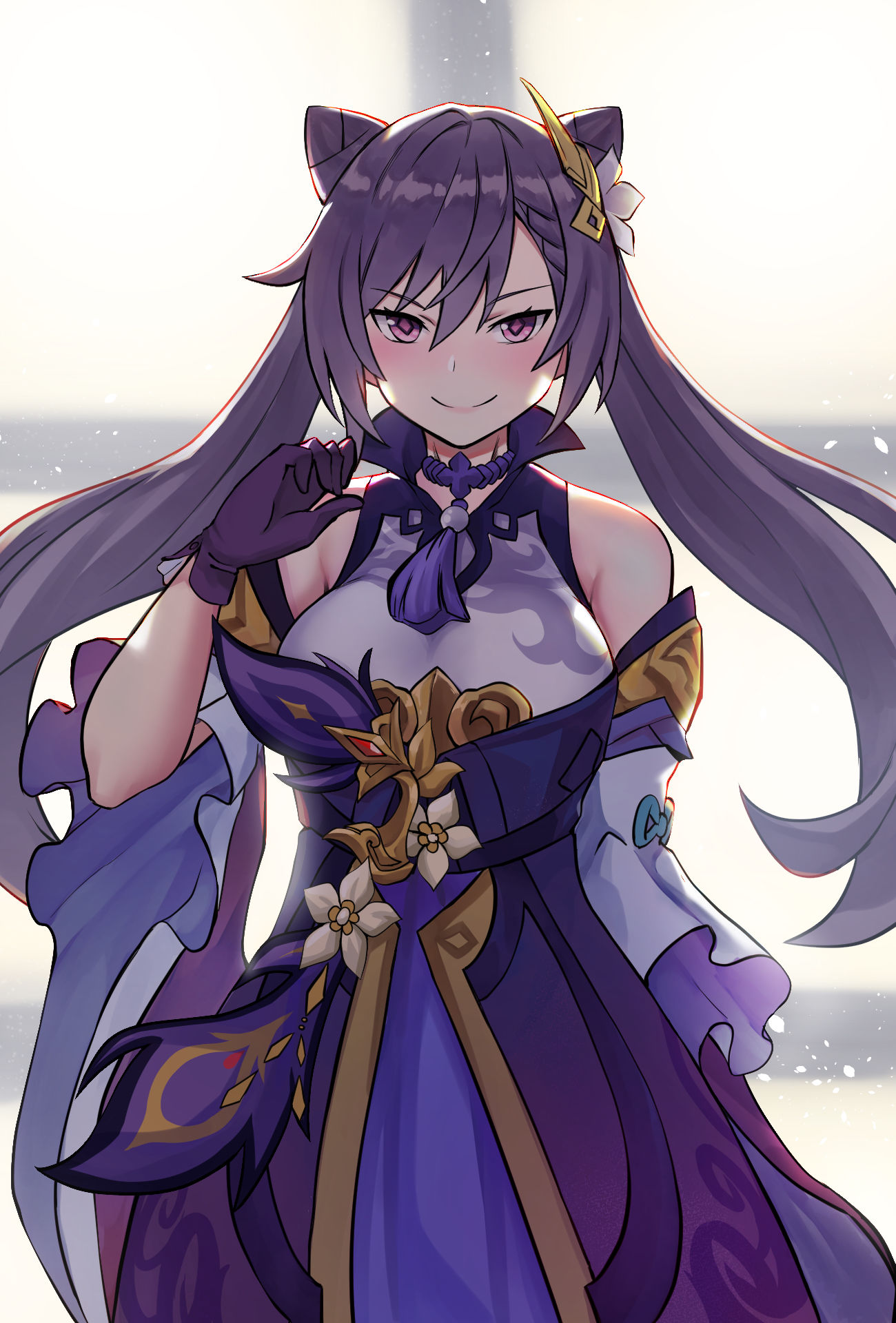 Keqing插画图片壁纸