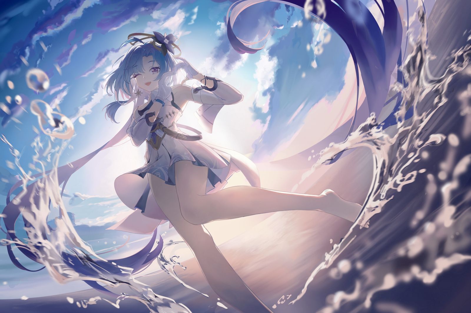 格蕾修插画图片壁纸