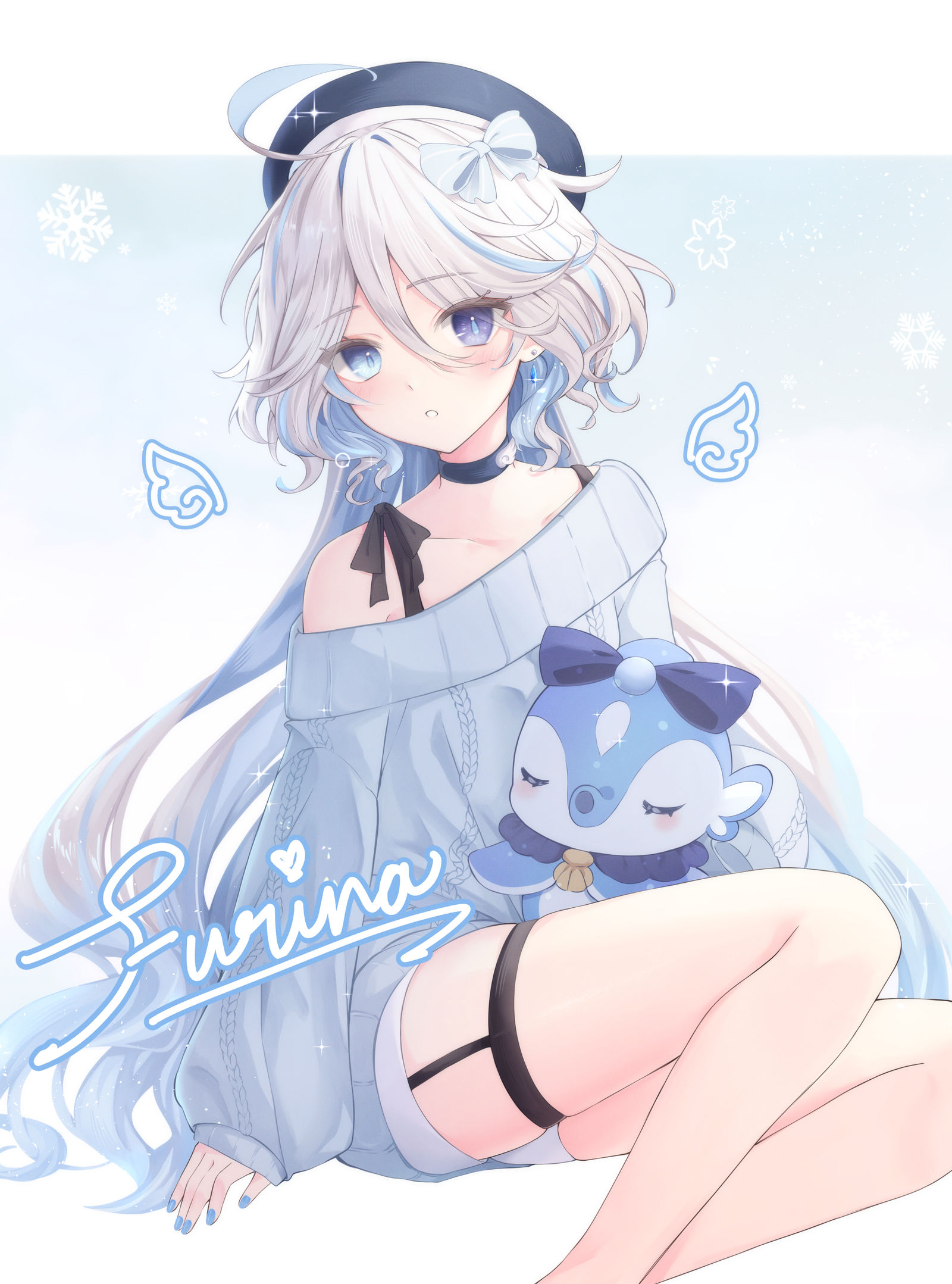 弗丽娜插画图片壁纸