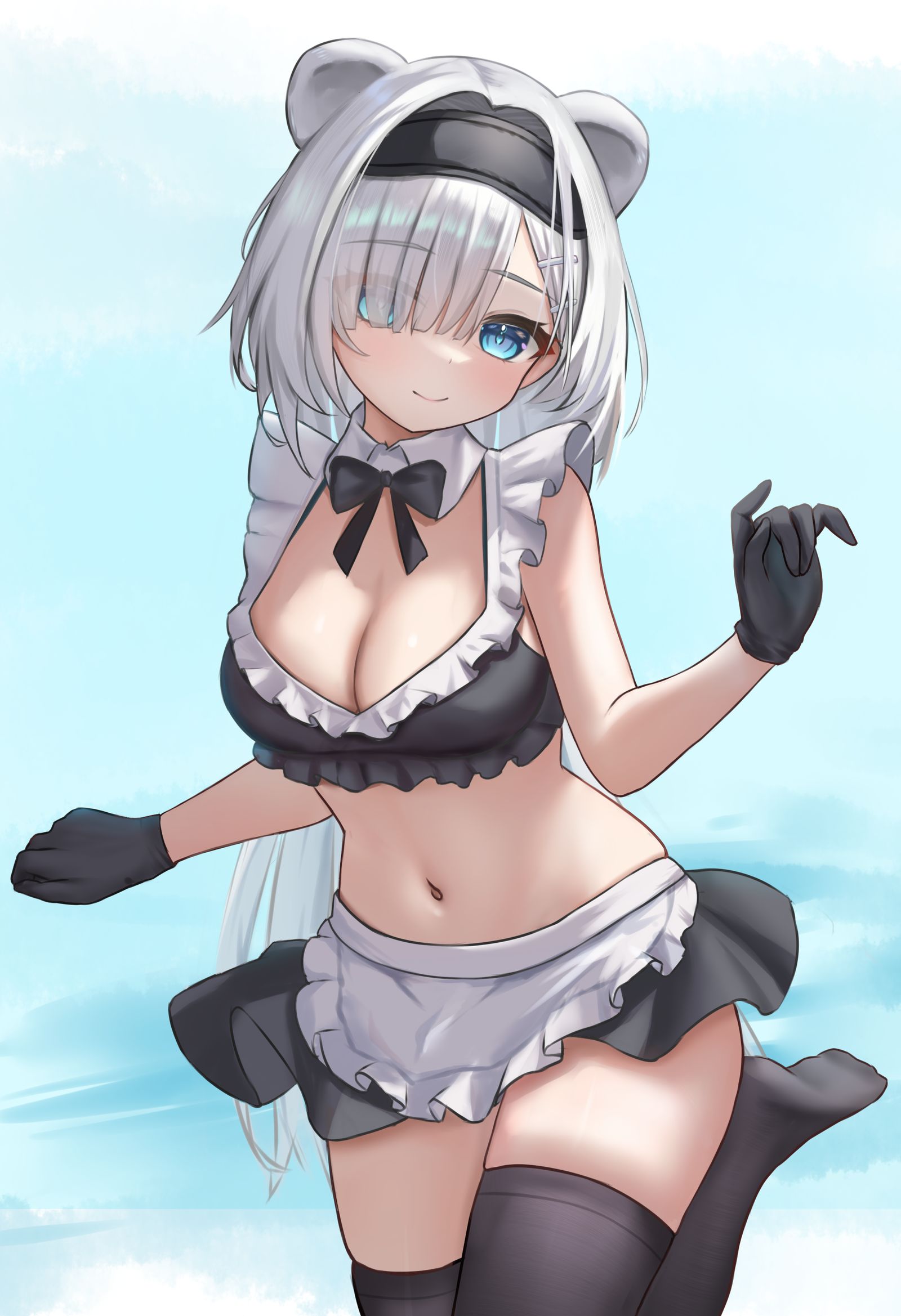 极光插画图片壁纸