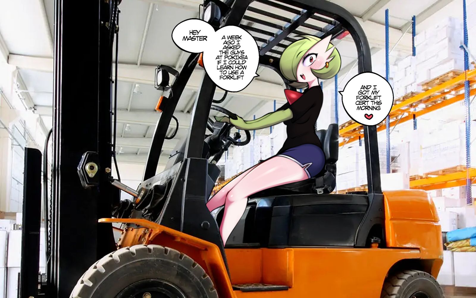 Forklift certified插画图片壁纸