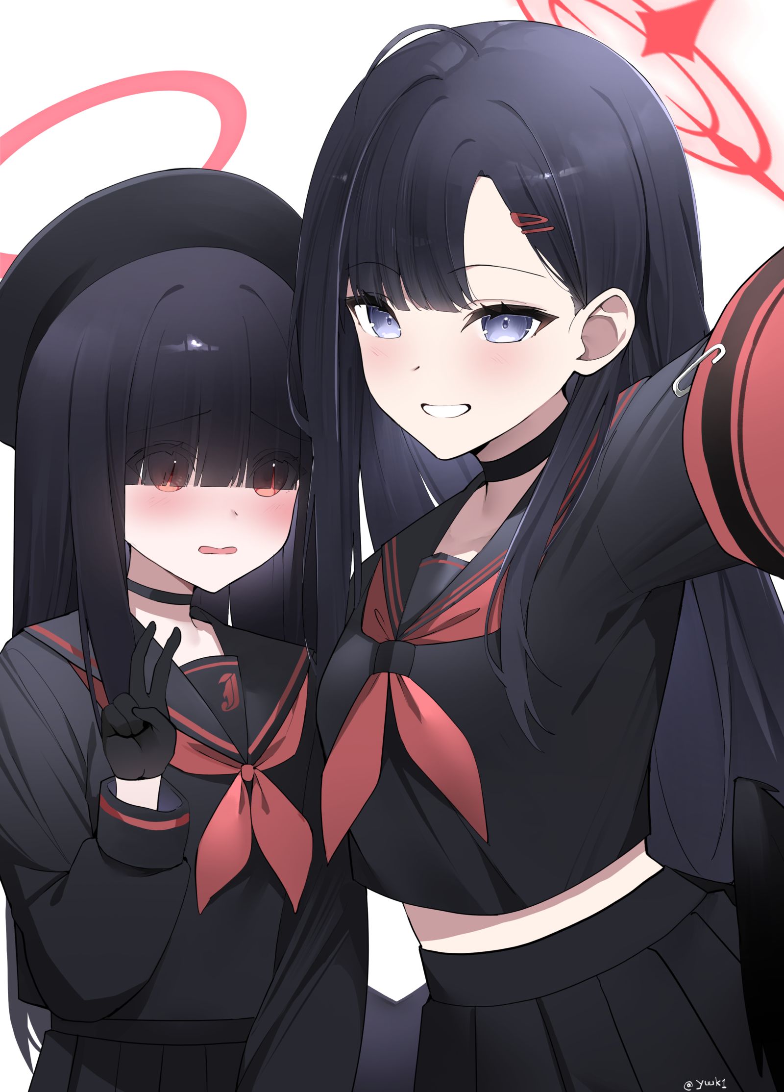 Ichika and Mob-chan插画图片壁纸