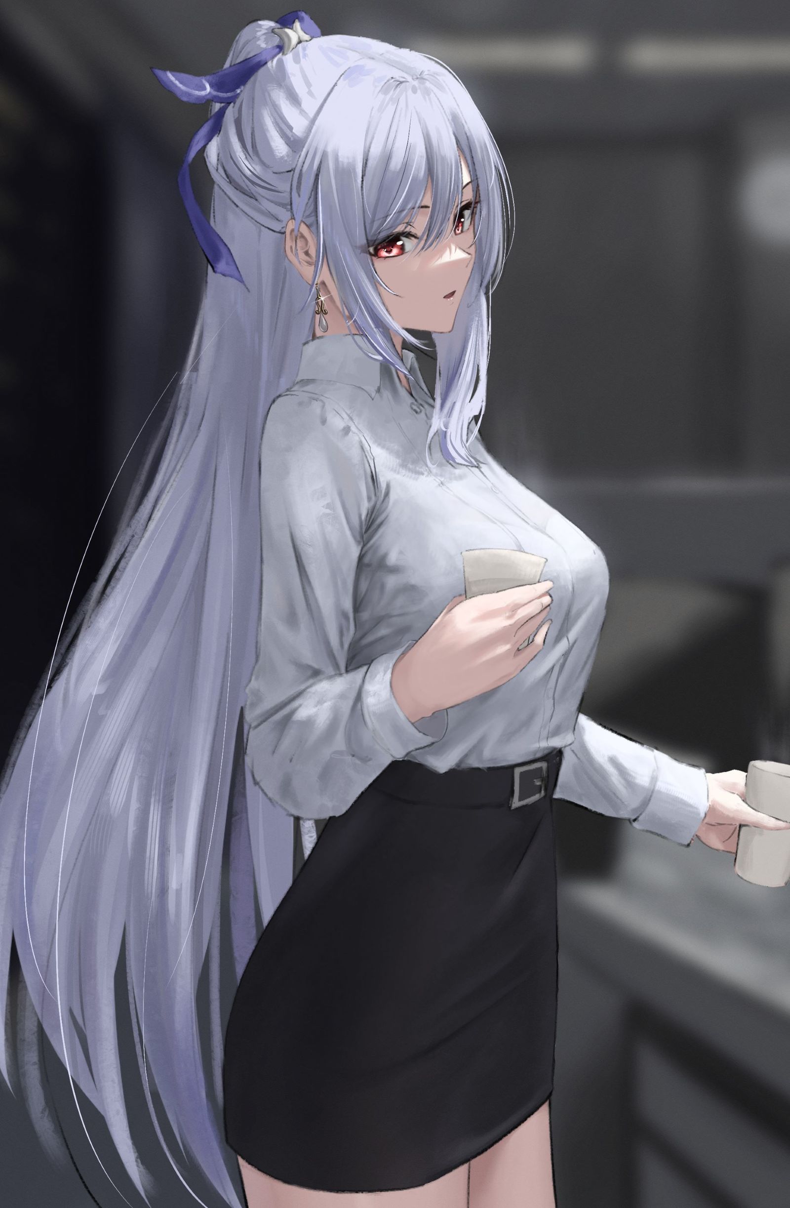 OL鏡流插画图片壁纸