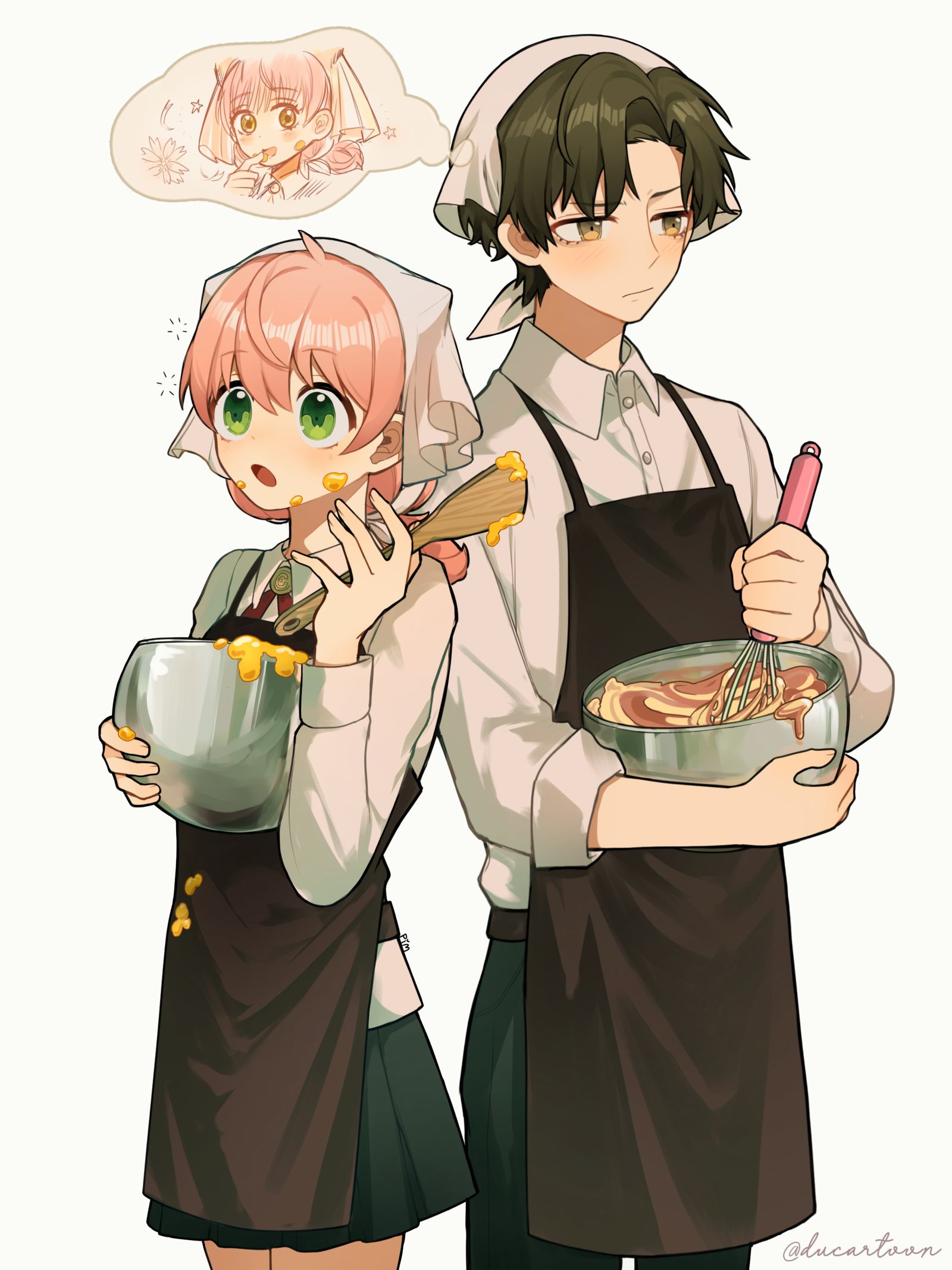 Cooking with sy-on boy!!…? 