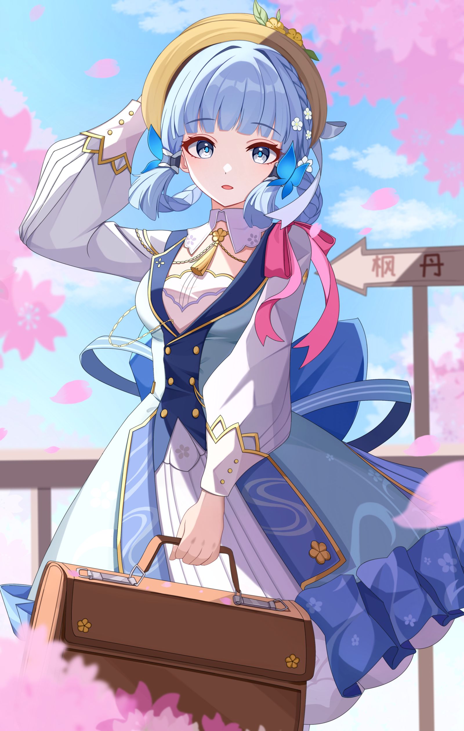 神里绫华插画图片壁纸