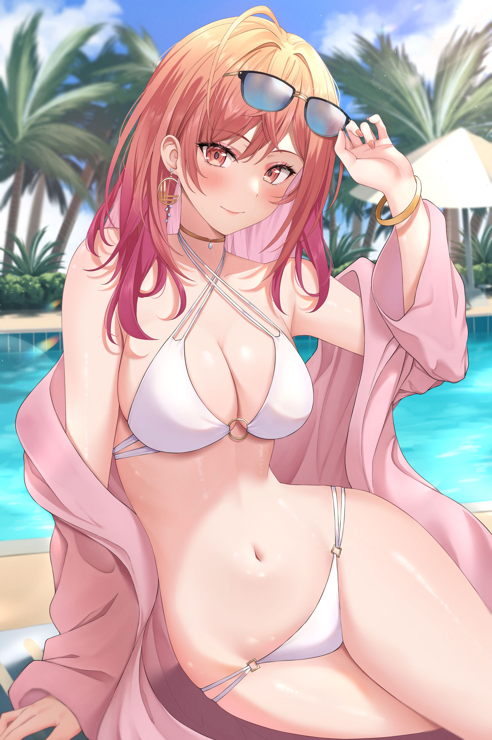 一条莉々華水着插画图片壁纸