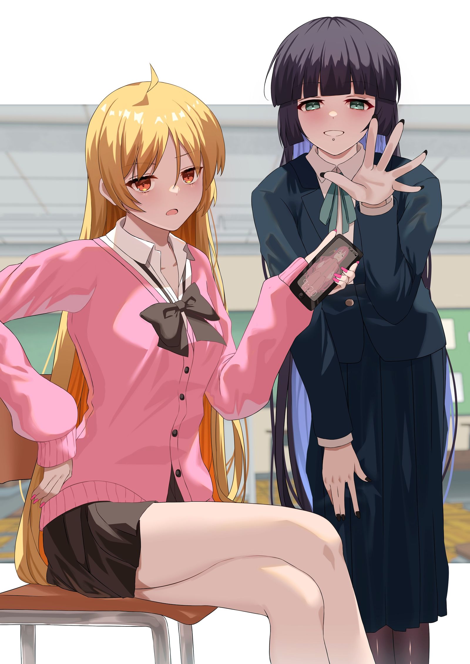 大人組学生服-孤独摇滚伊地知星歌