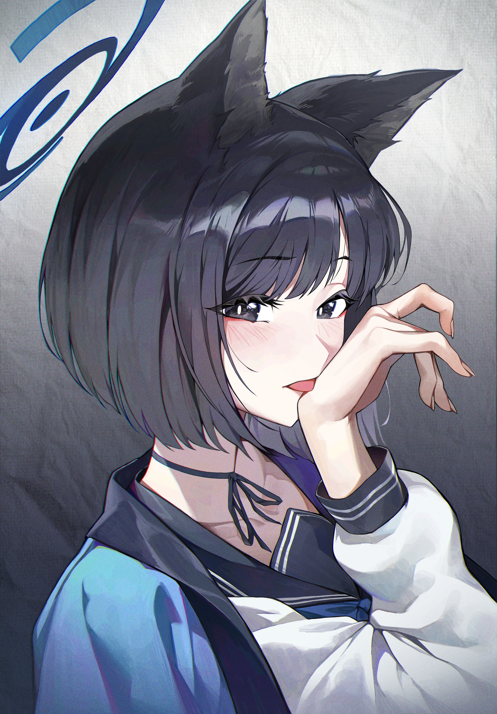 桐生桔梗插画图片壁纸