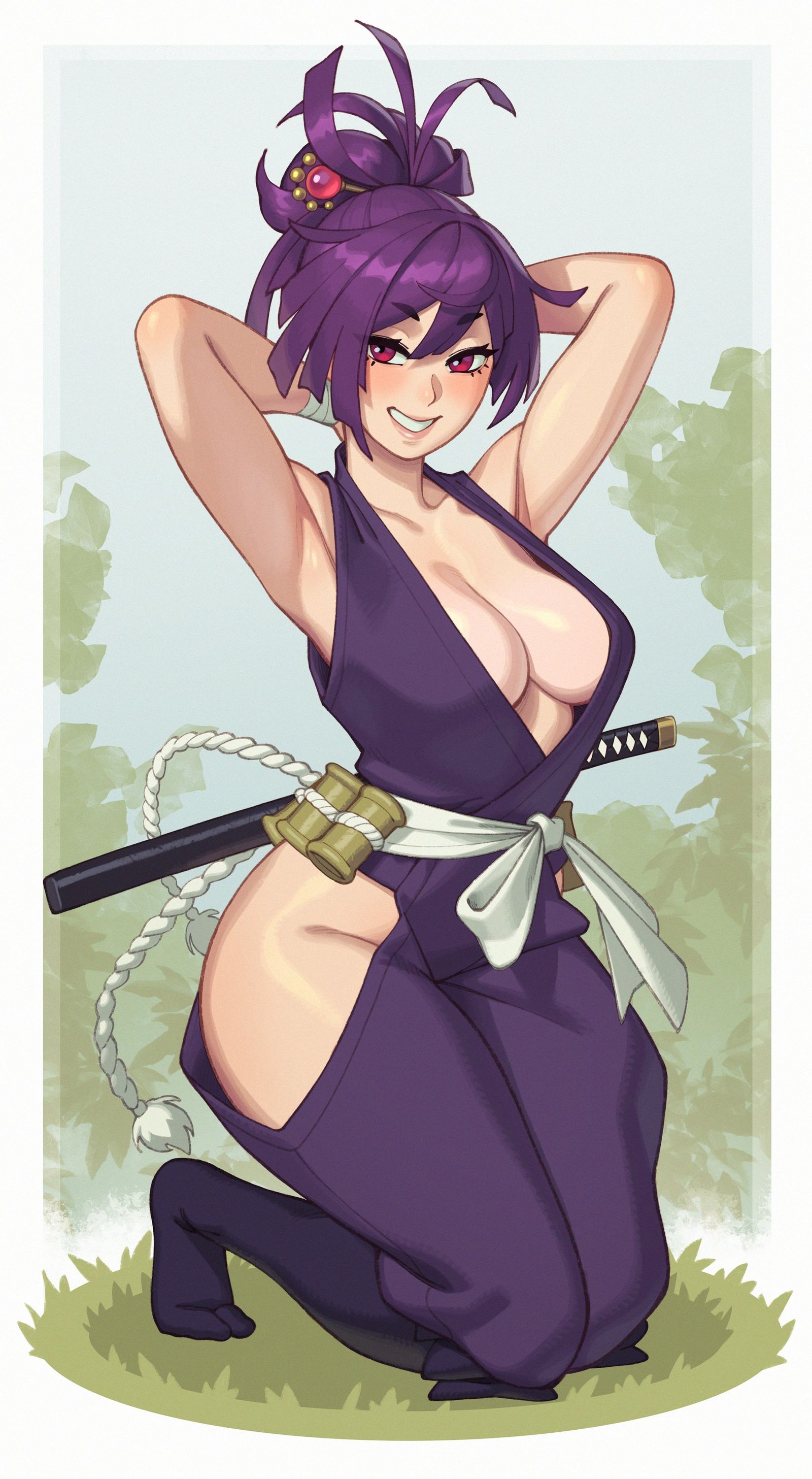 Kunoichi插画图片壁纸