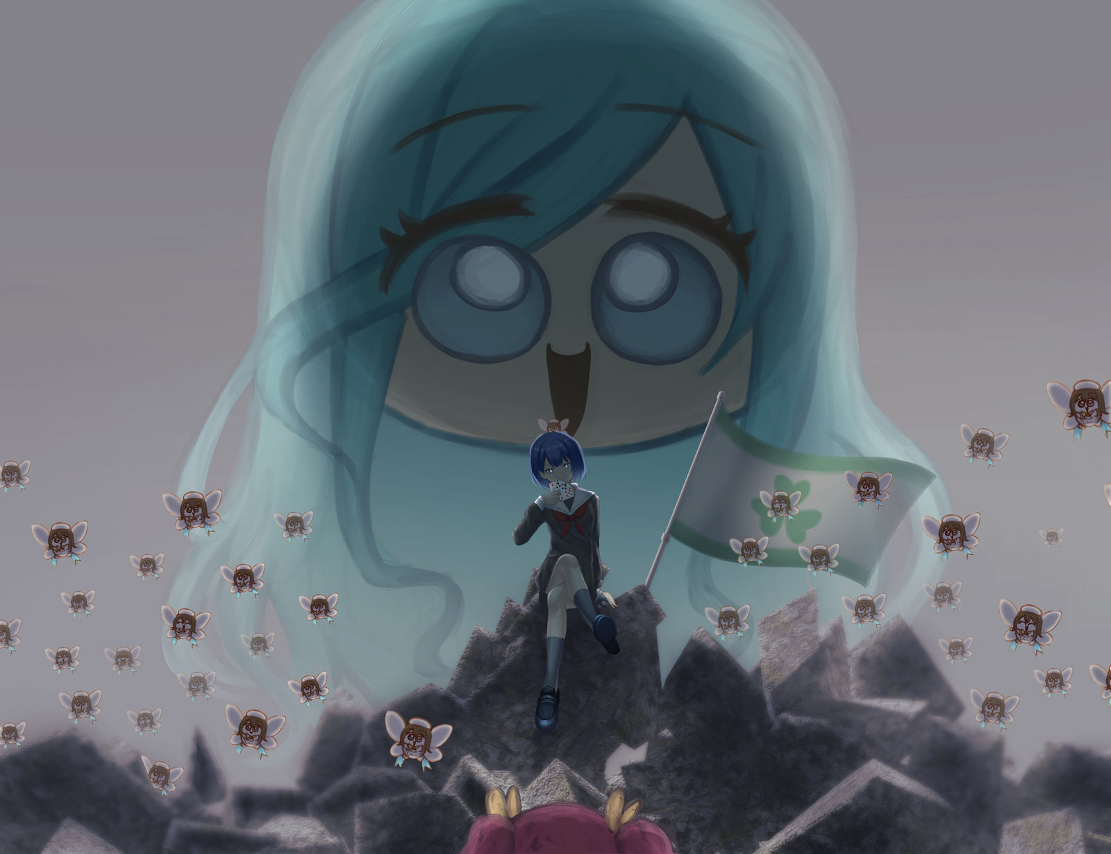 掀起革命吧插画图片壁纸