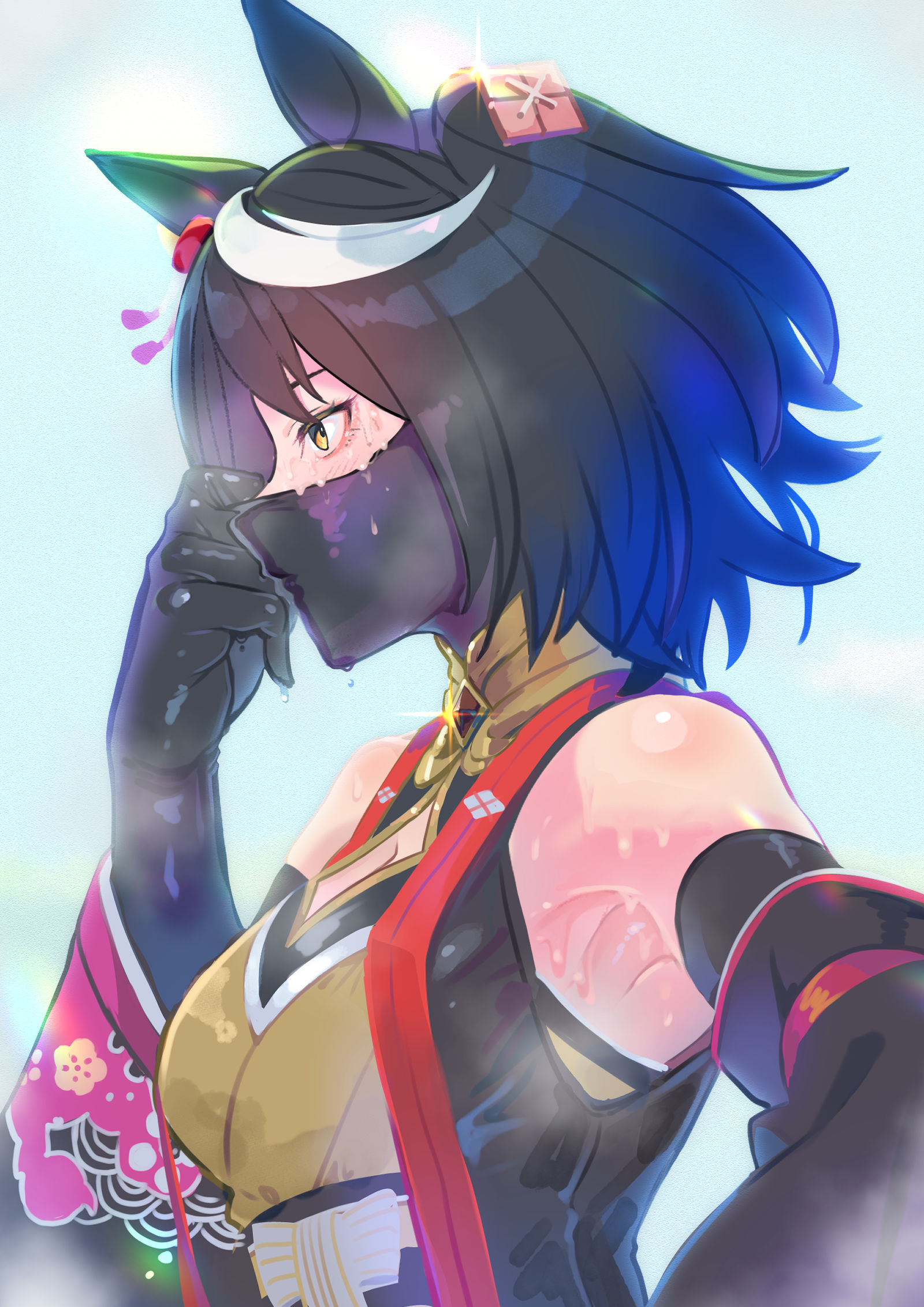 壳聚糖黑插画图片壁纸