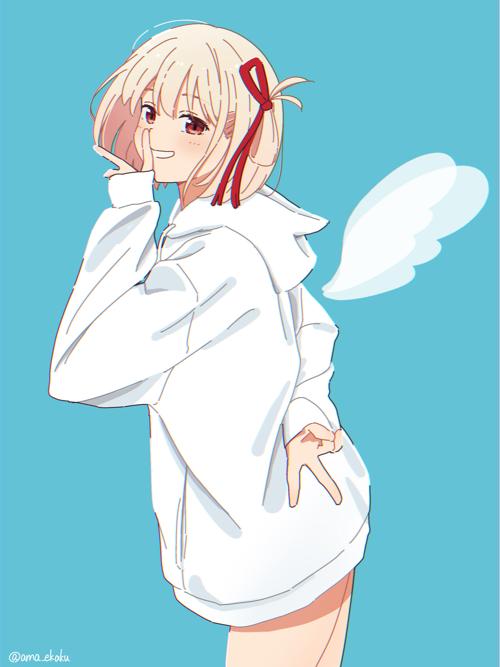 千束先生插画图片壁纸
