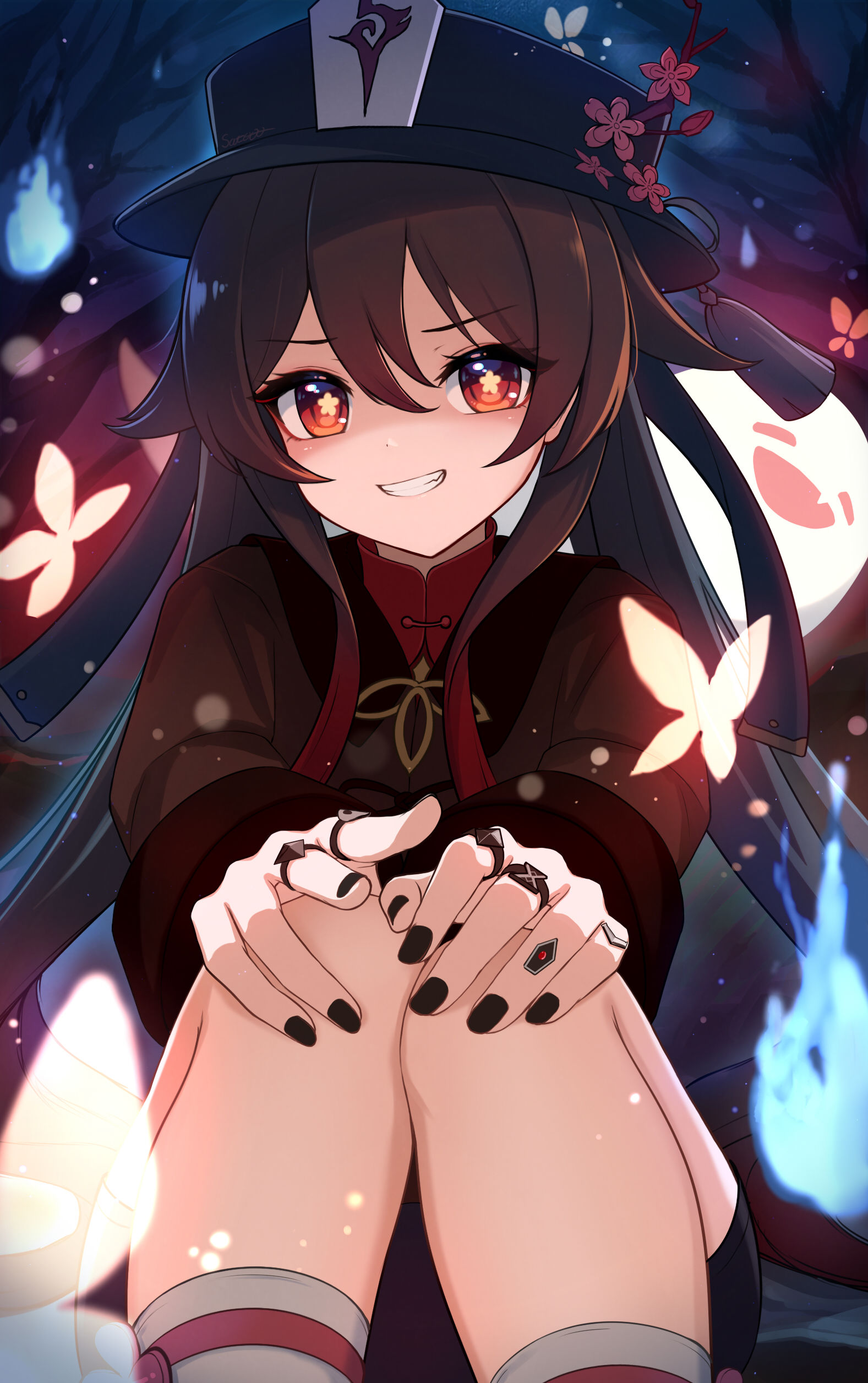 原神　胡桃插画图片壁纸