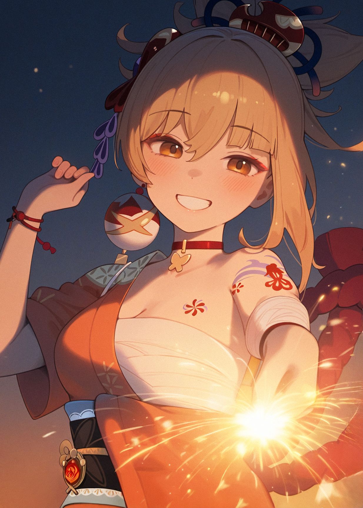 宵宮 插画图片壁纸