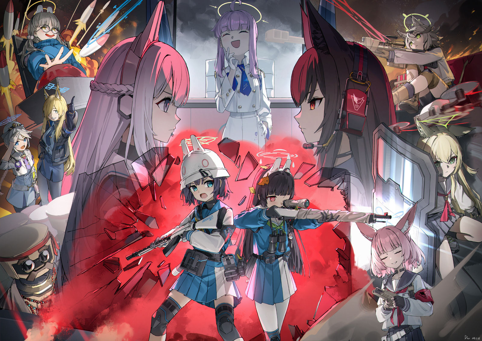 【蔚蓝档案】vol4插画图片壁纸
