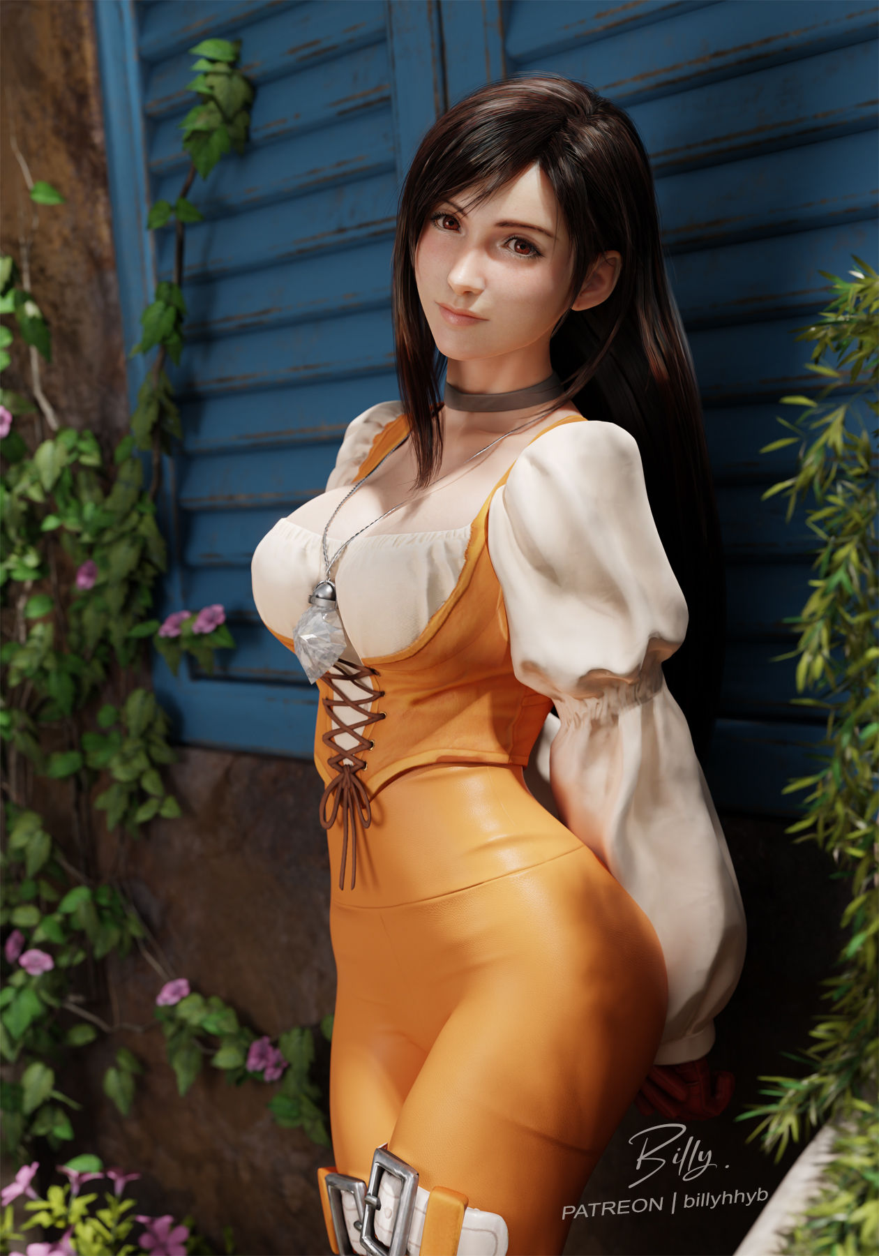 Tifa in Garnet~插画图片壁纸