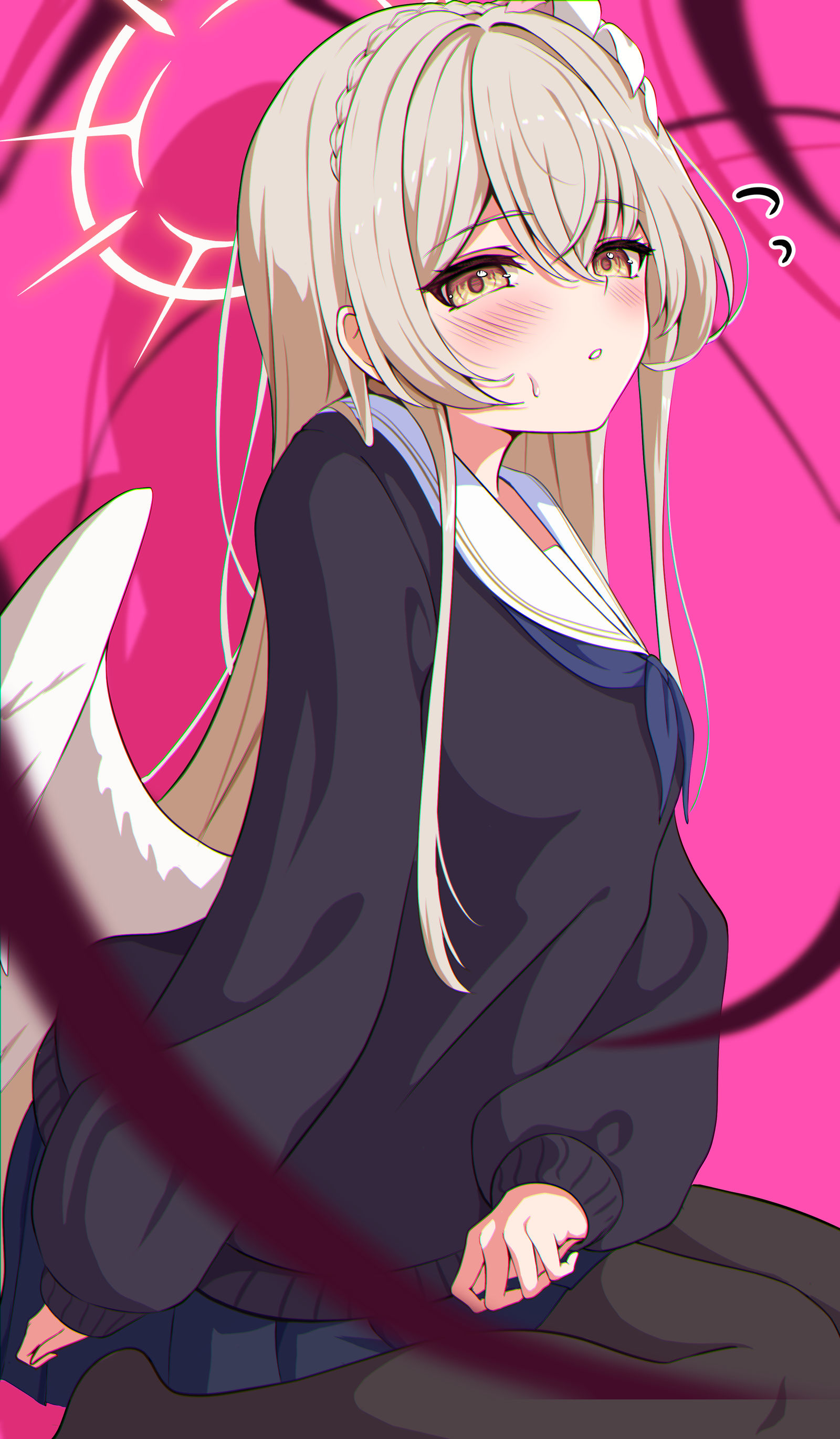 妄想制服插画图片壁纸