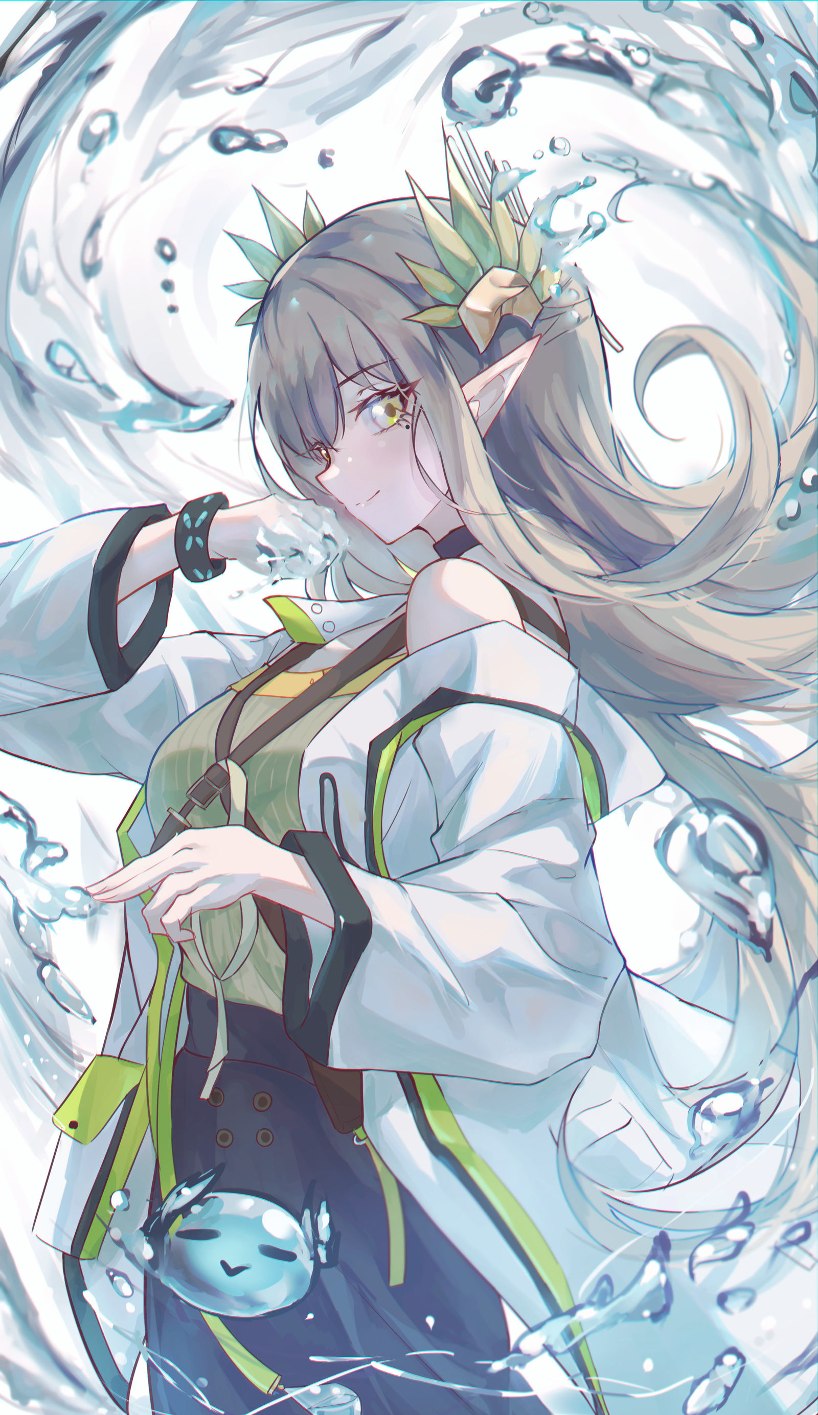 如水随形插画图片壁纸